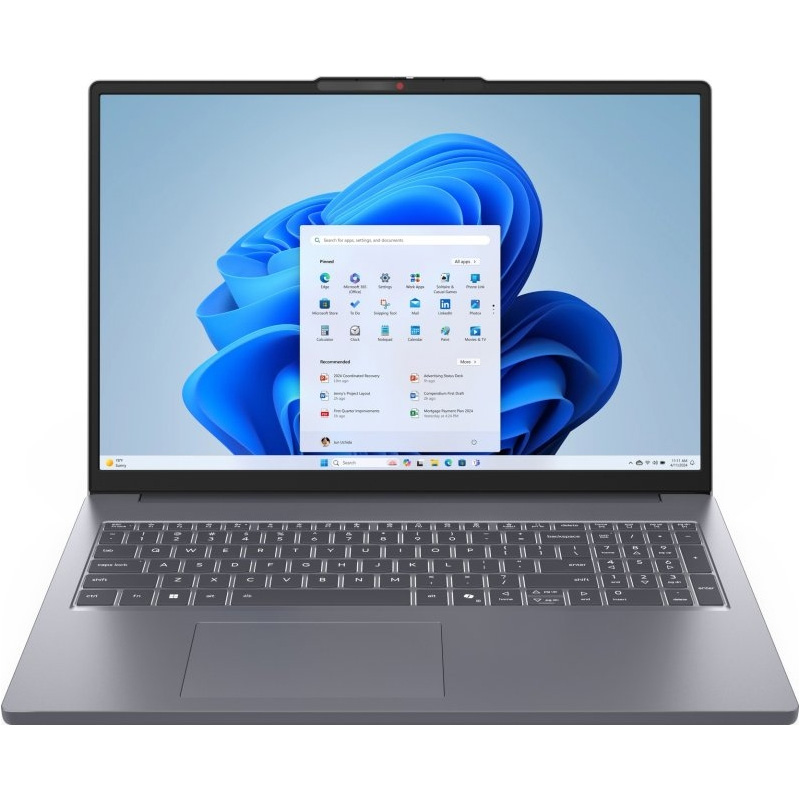 Ноутбук LENOVO IdeaPad Slim 3 16IRH10 Luna Gray (83K2002VRA)