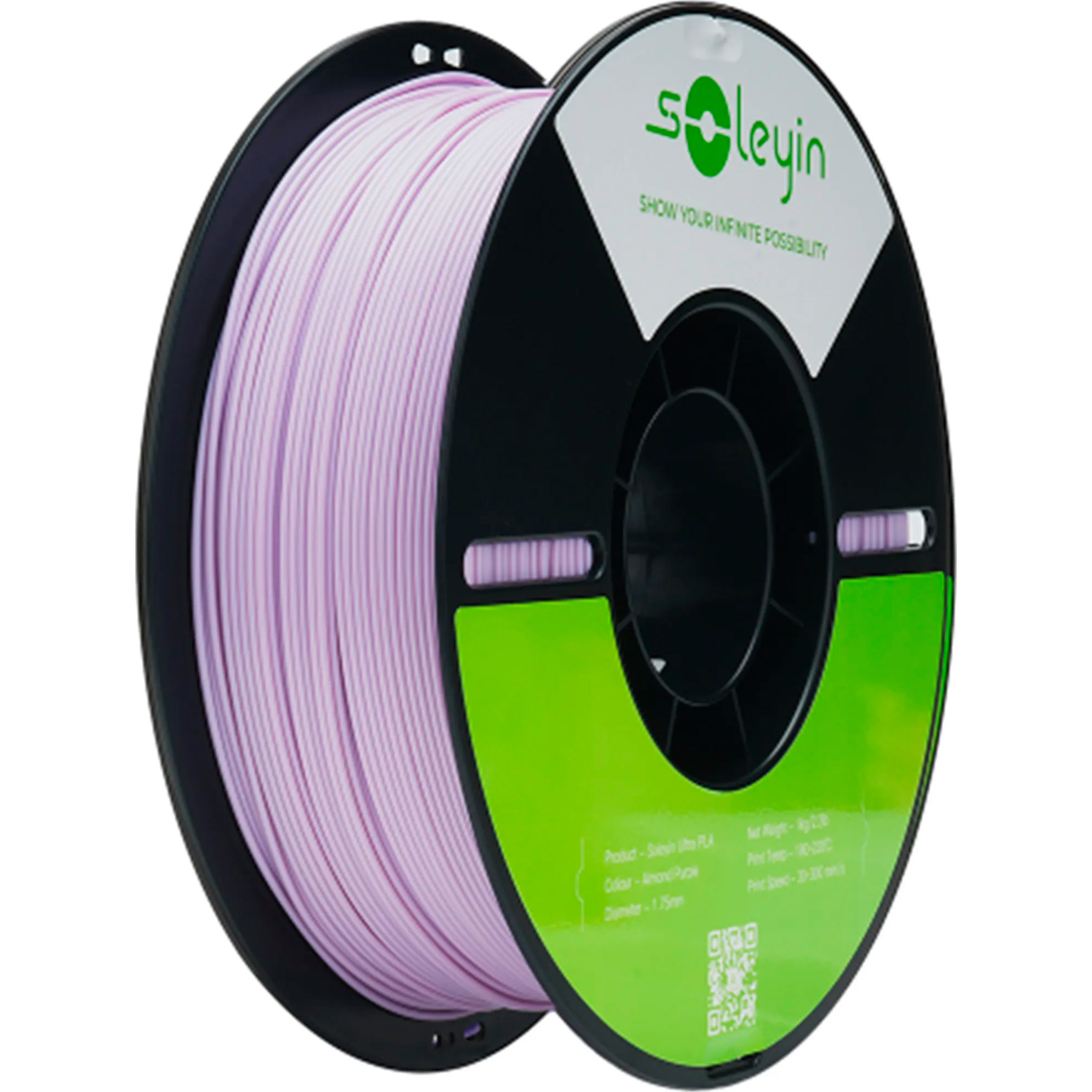 Пластик (філамент) для 3D принтера CREALITY Soleyin Ultra PLA 1.75mm, 1кг, Almond Purple (3301010507)