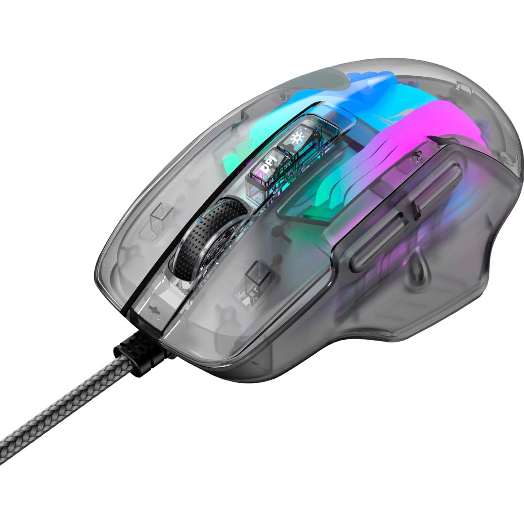 Миша HAVIT HV-MS1011SE Transparent Black
