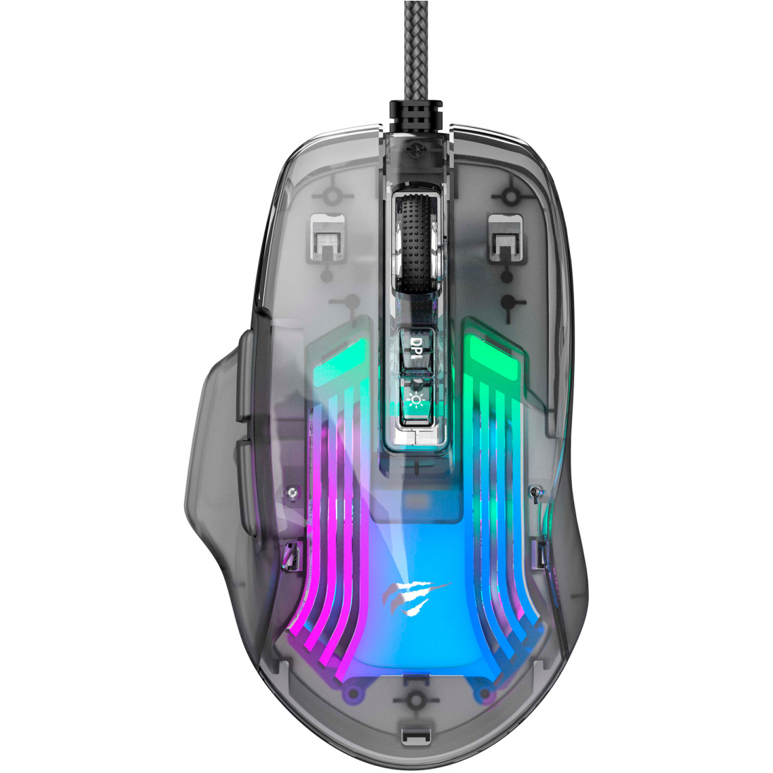 Миша HAVIT HV-MS1011SE Transparent Black