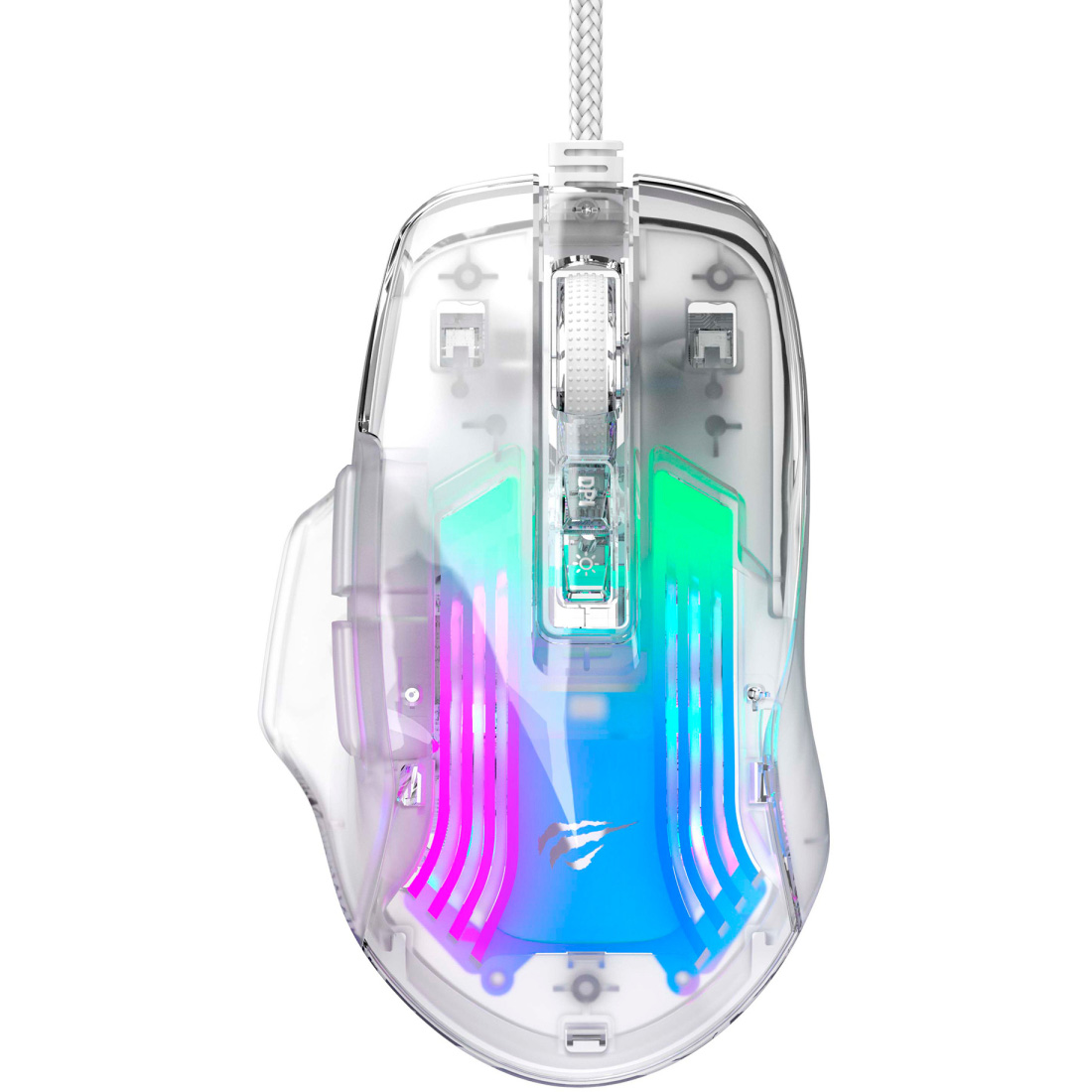 Миша HAVIT HV-MS1011SE Transparent White