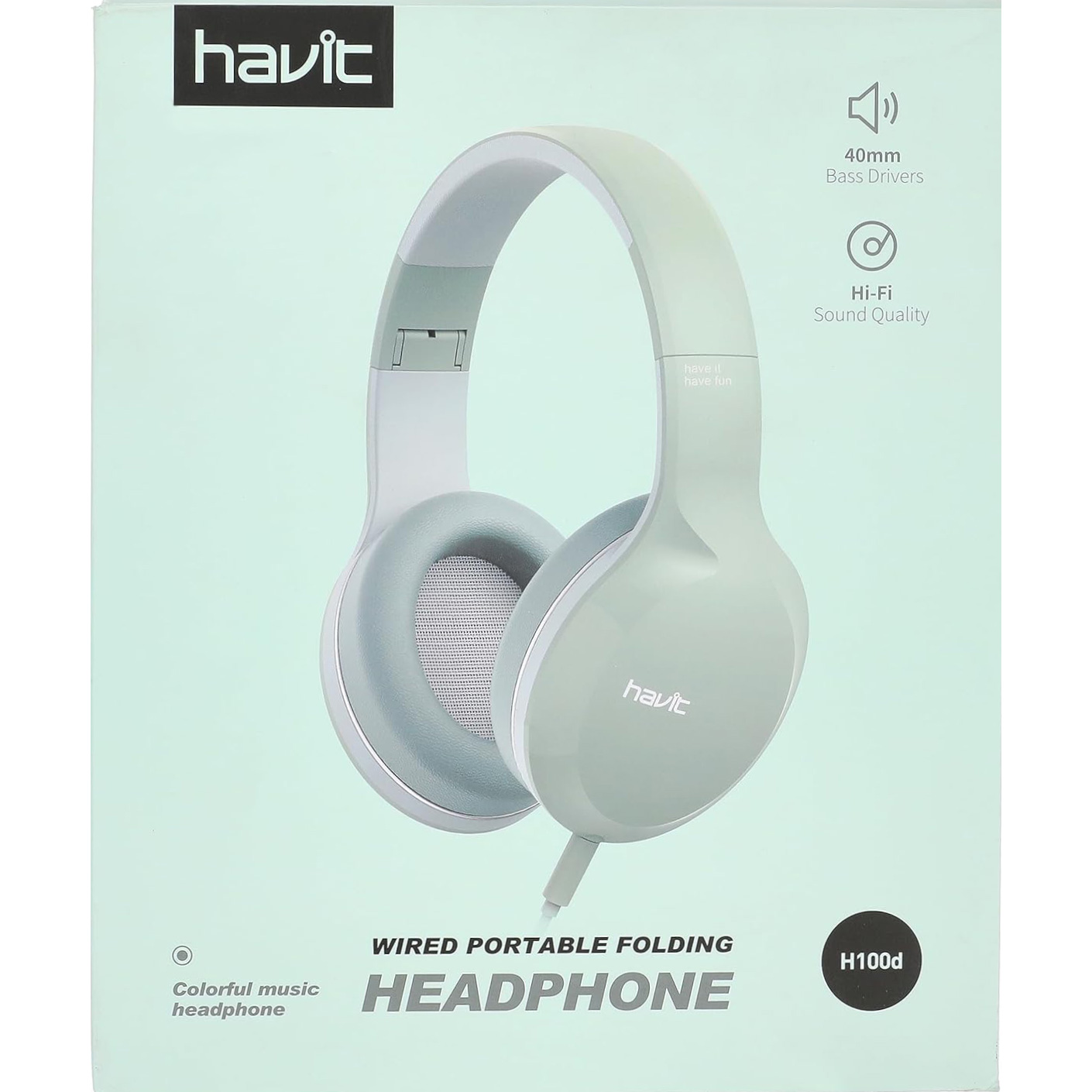 Навушники HAVIT HV-H100D Green