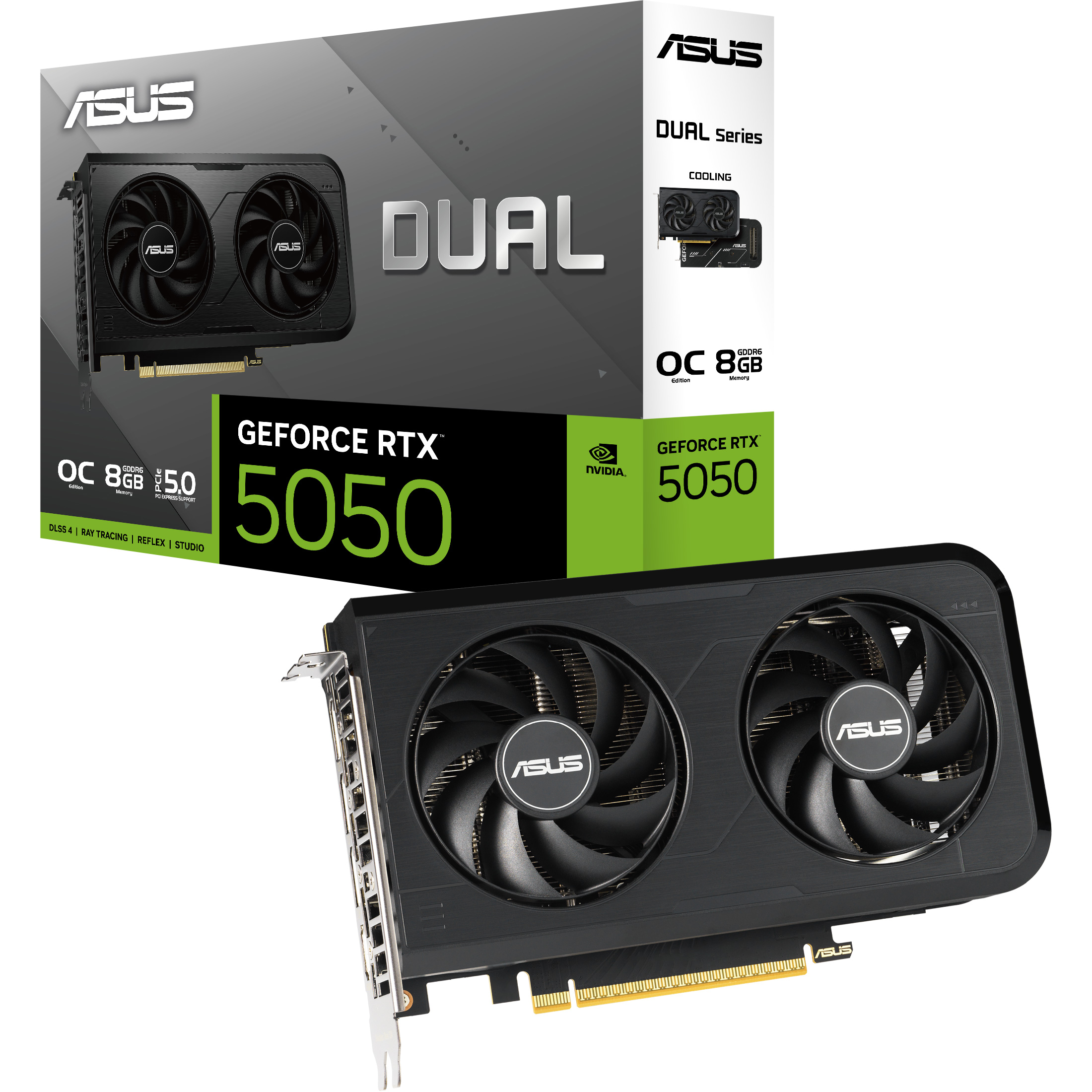 Відеокарта ASUS Dual GeForce RTX 5050 8GB GDDR6 OC Edition (DUAL-RTX5050-O8G)