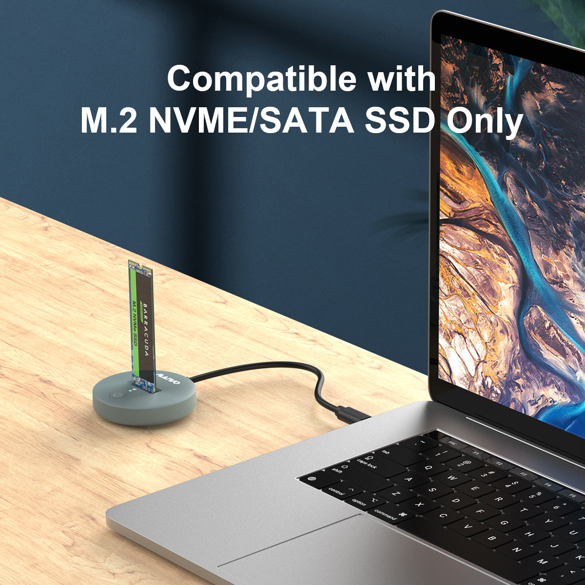 Док-станция MAIWO K1698P2 NVMe SATA M.2 SSD to USB3.2