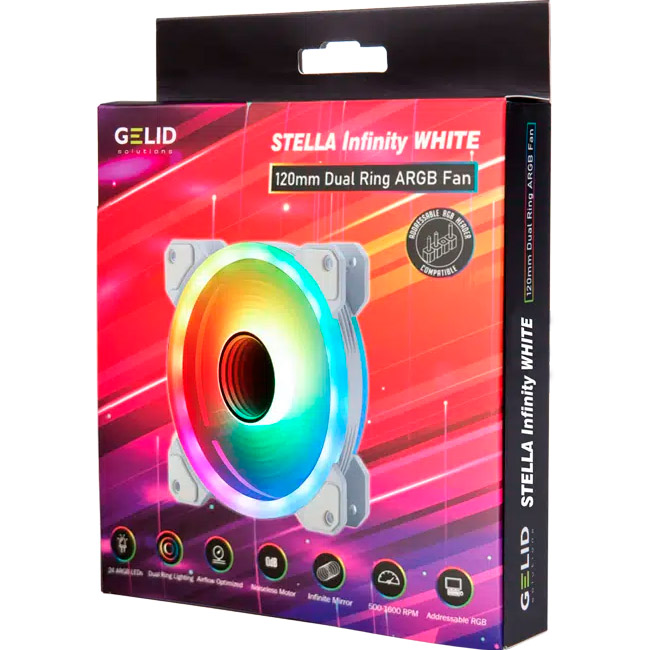 Вентилятор GELID SOLUTIONS Stella Infinity White (FN-STELLA-03-W)