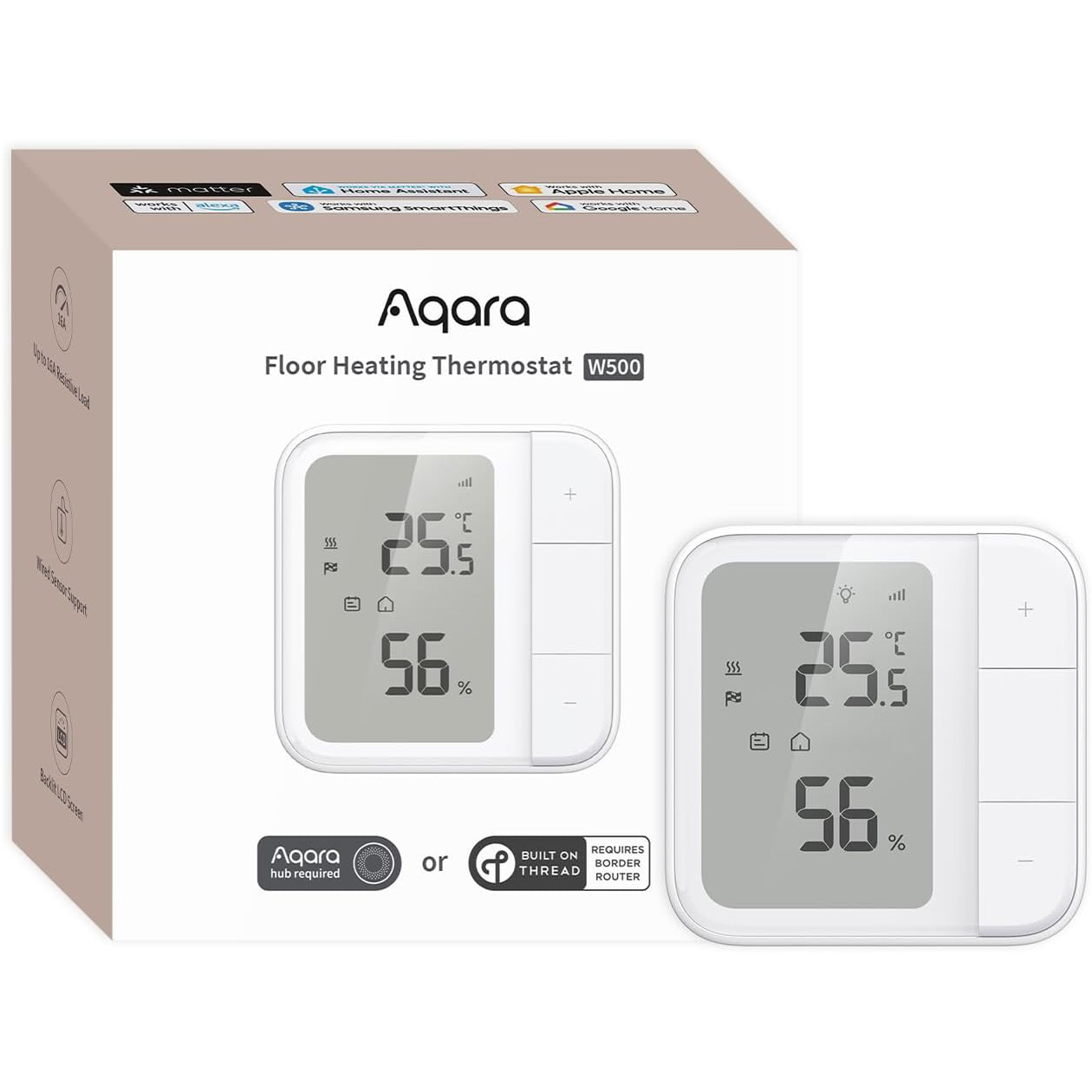 Розумний терморегулятор AQARA Floor Heating Thermostat W500 (UT-A01D)