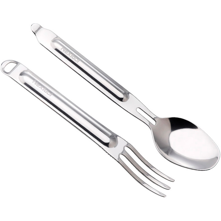 Набір дорожніх столових приладів NEXTOOL Portable Stainless Steel Tableware (NE20133)