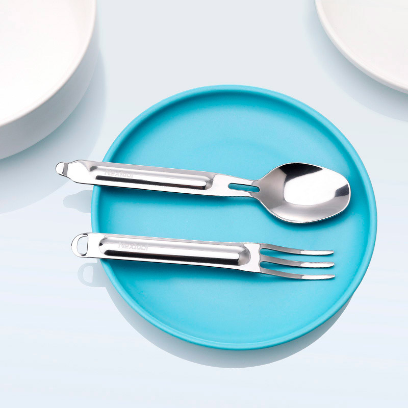 Набір дорожніх столових приладів NEXTOOL Portable Stainless Steel Tableware (NE20133)