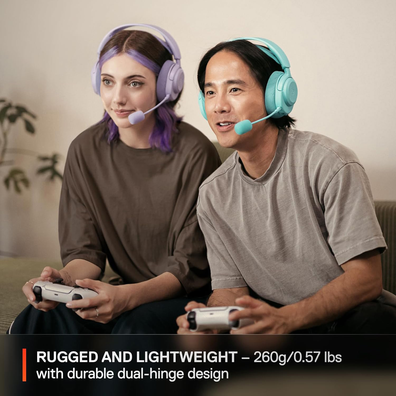 Наушники геймерские STEELSERIES Arctis Nova 3P Wireless Lavender (61692)