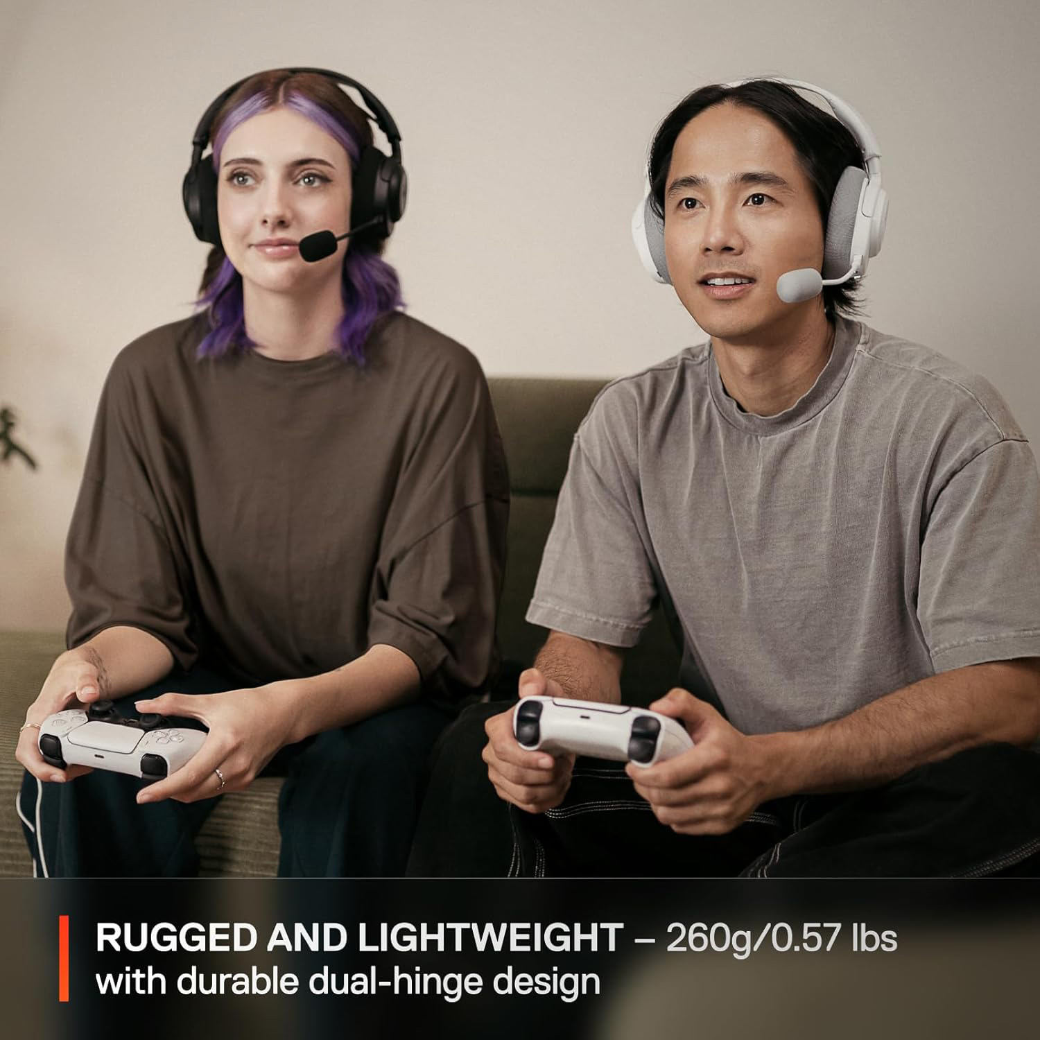 Наушники геймерские STEELSERIES Arctis Nova 3P Wireless White (61687)