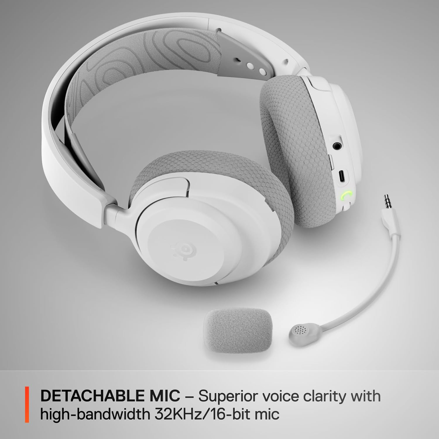 Наушники геймерские STEELSERIES Arctis Nova 3P Wireless White (61687)