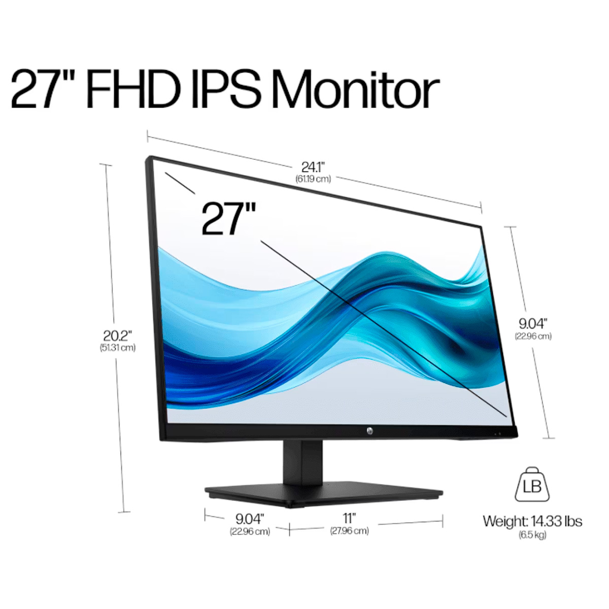 Монітор 27" HP S3 Pro 327ph (B0CG8UT)
