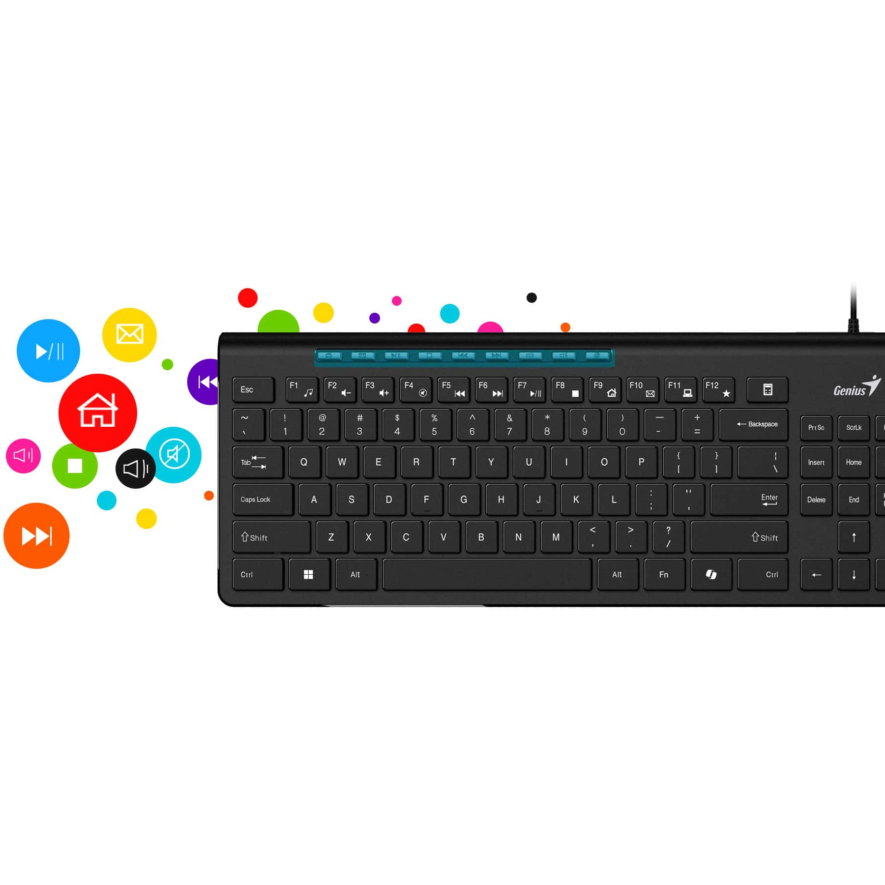 Клавіатура GENIUS SlimStar 230II Black (31310048406)