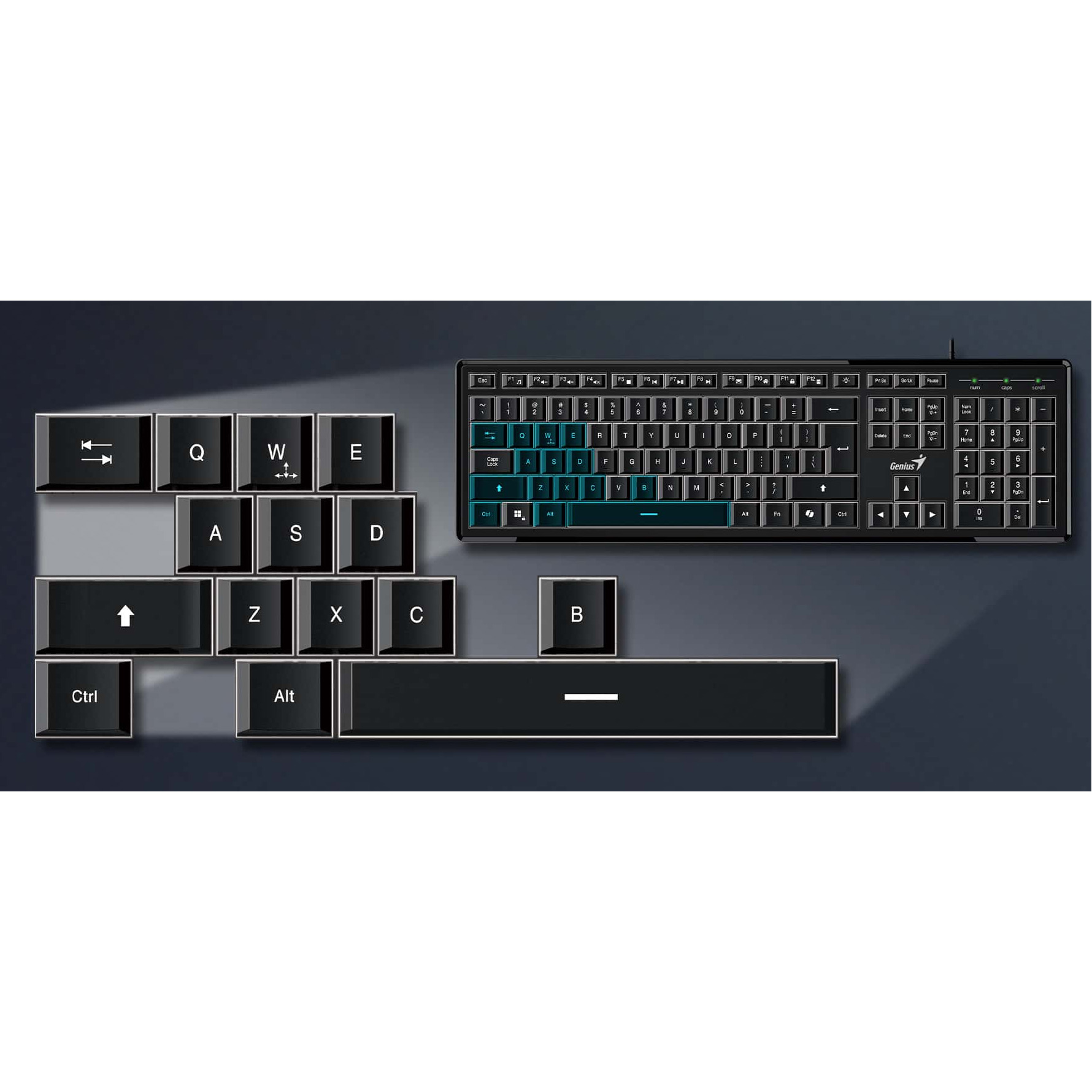 Клавіатура GENIUS SlimStar 820 Black (31310055410)