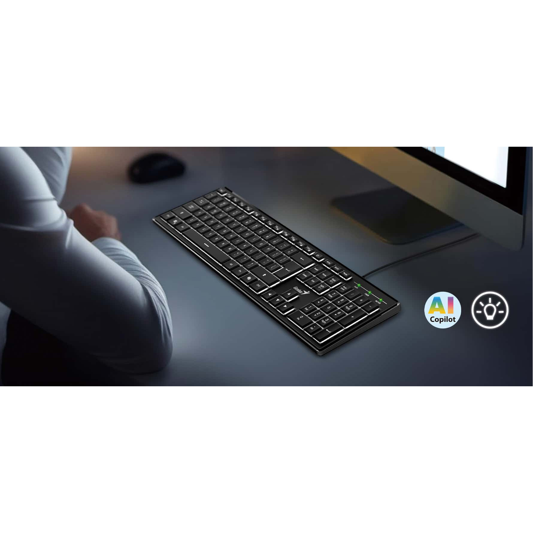Клавіатура GENIUS SlimStar 820 Black (31310055410)