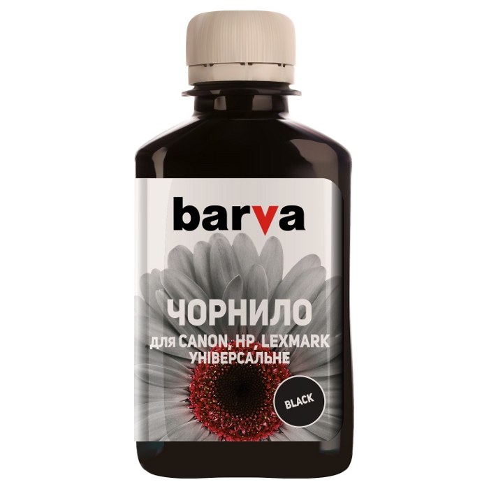 Чернила BARVA CANON/HP/Lexmark Universal №4 180ml Black (CU4-475)