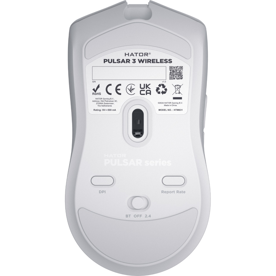 Миша ігрова HATOR Pulsar 3 Wireless White (HTM631)