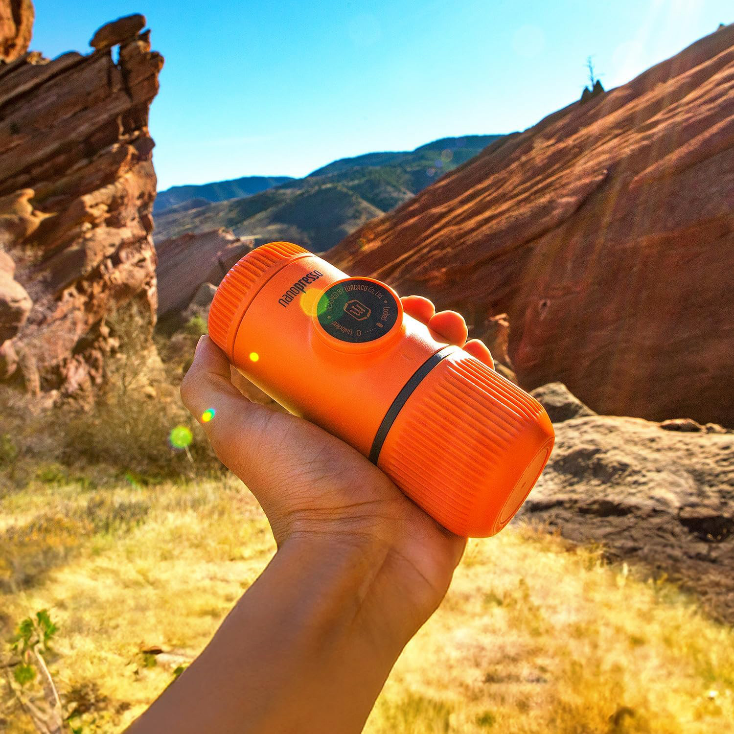 Портативна кавоварка WACACO Nanopresso Orange