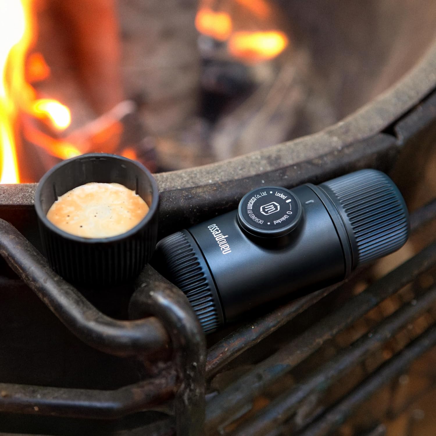 Портативна кавоварка WACACO Nanopresso w/case Gray