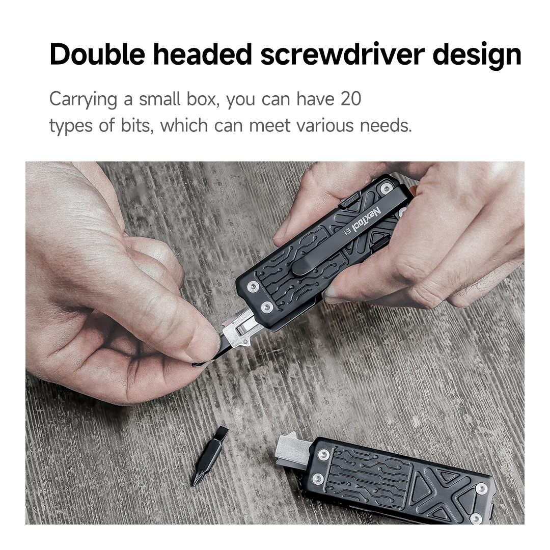 Набор бит для мультитула NEXTOOL Bit Kit AS1 для Flagship Captain и Pocket Tool E1 (NE20296)