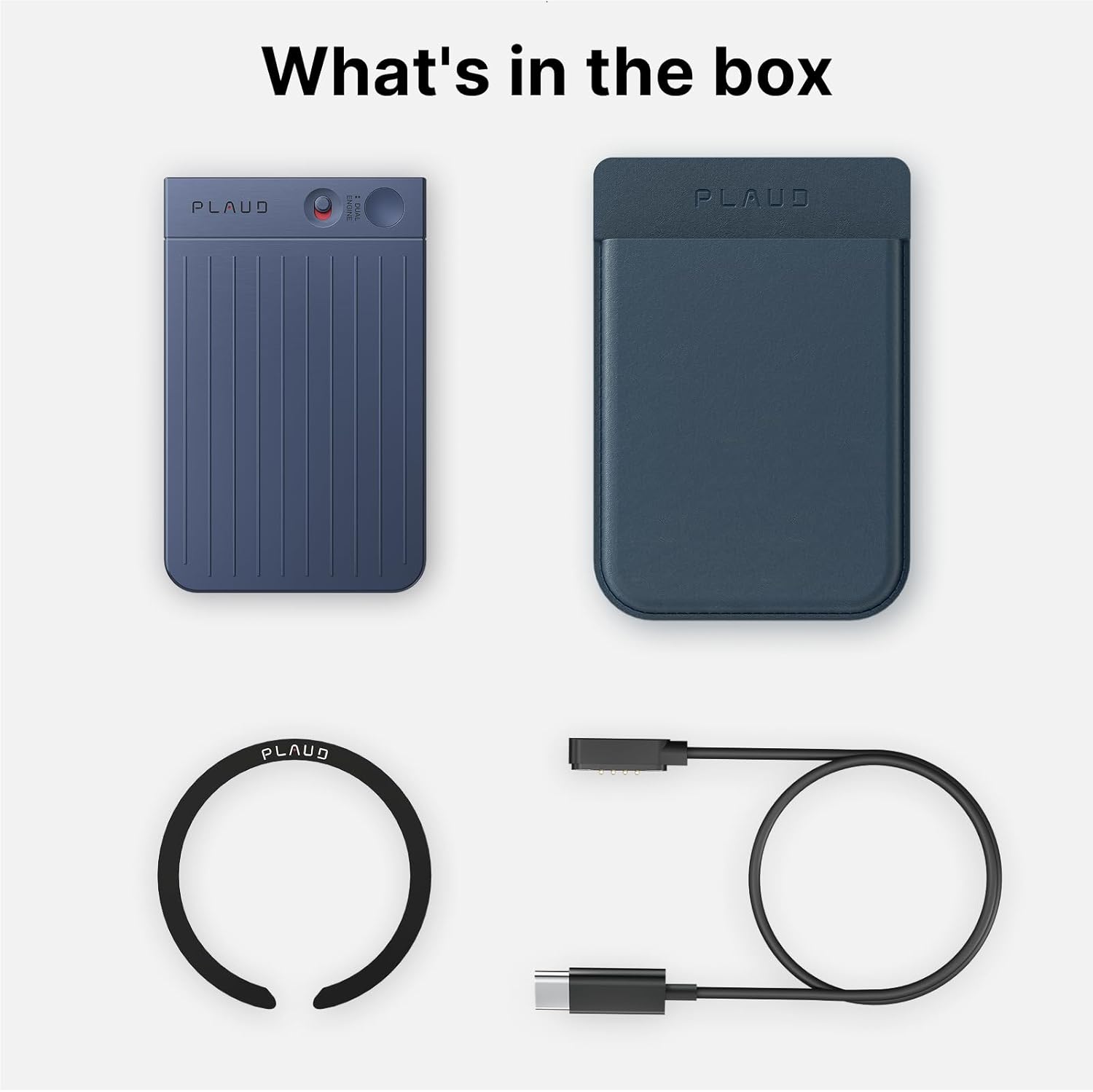 AI диктофон PLAUD.AI Note Navy Blue