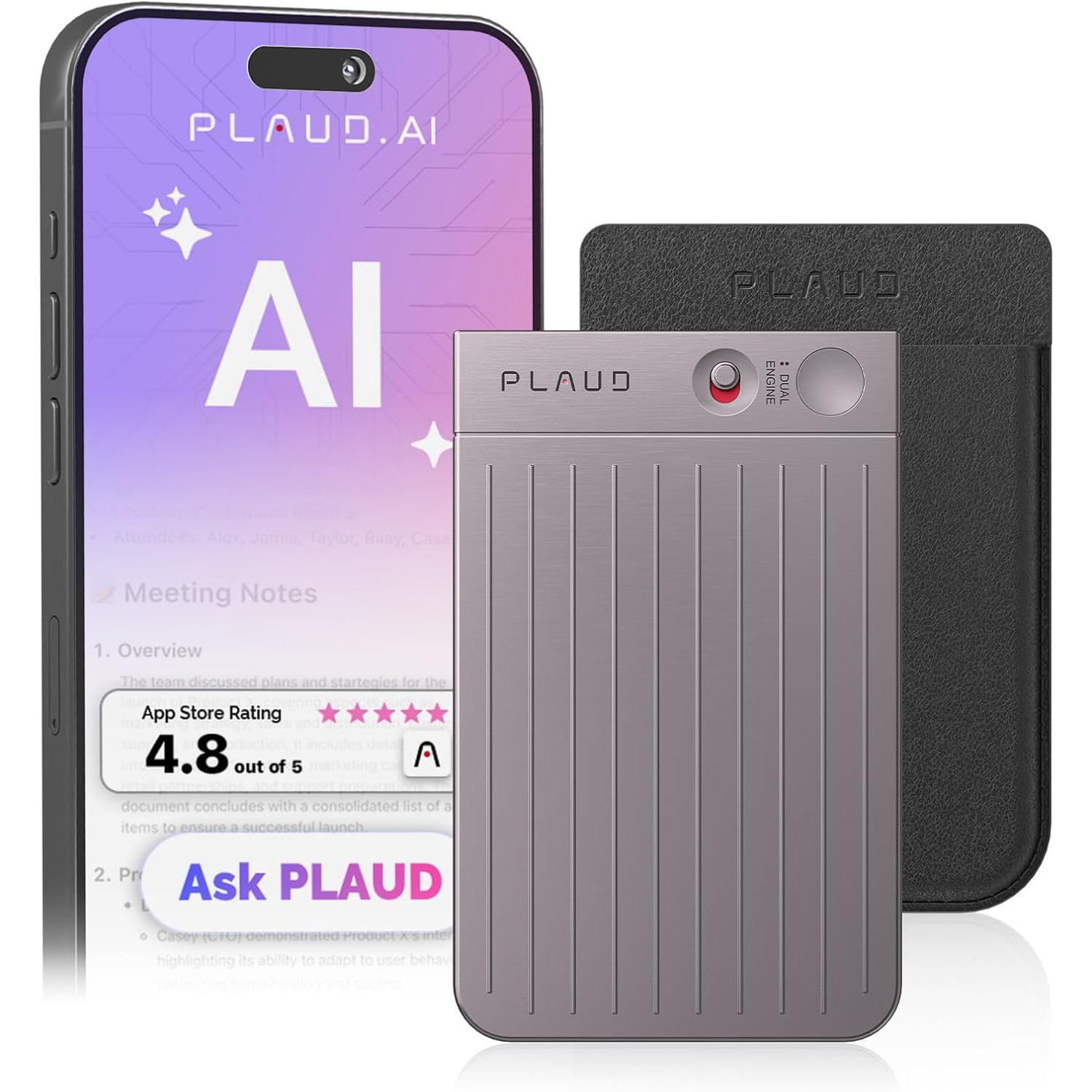 AI диктофон PLAUD.AI Note Starlight