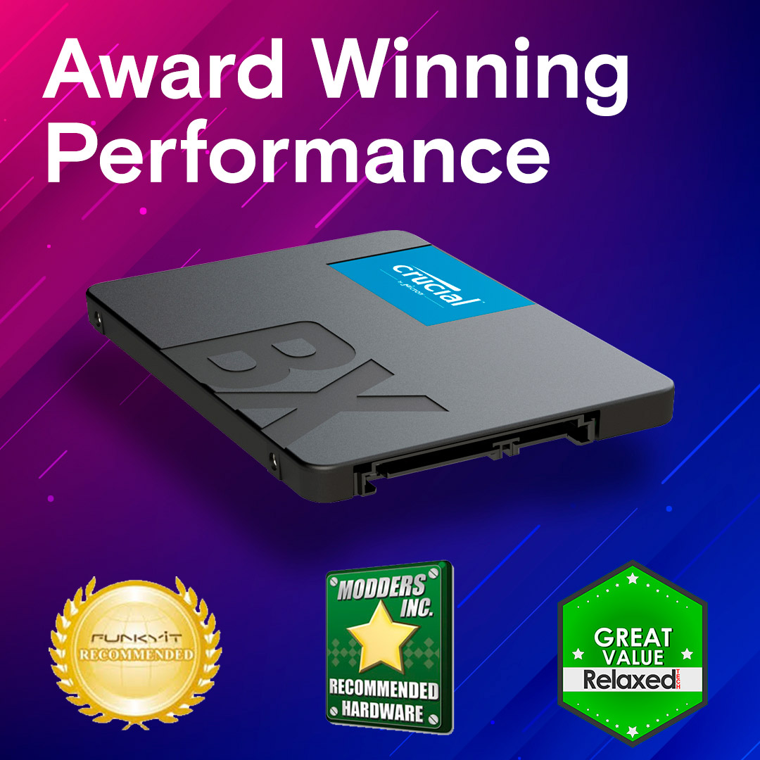 SSD диск CRUCIAL BX500 4TB 2.5" SATA (CT4000BX500SSD1)