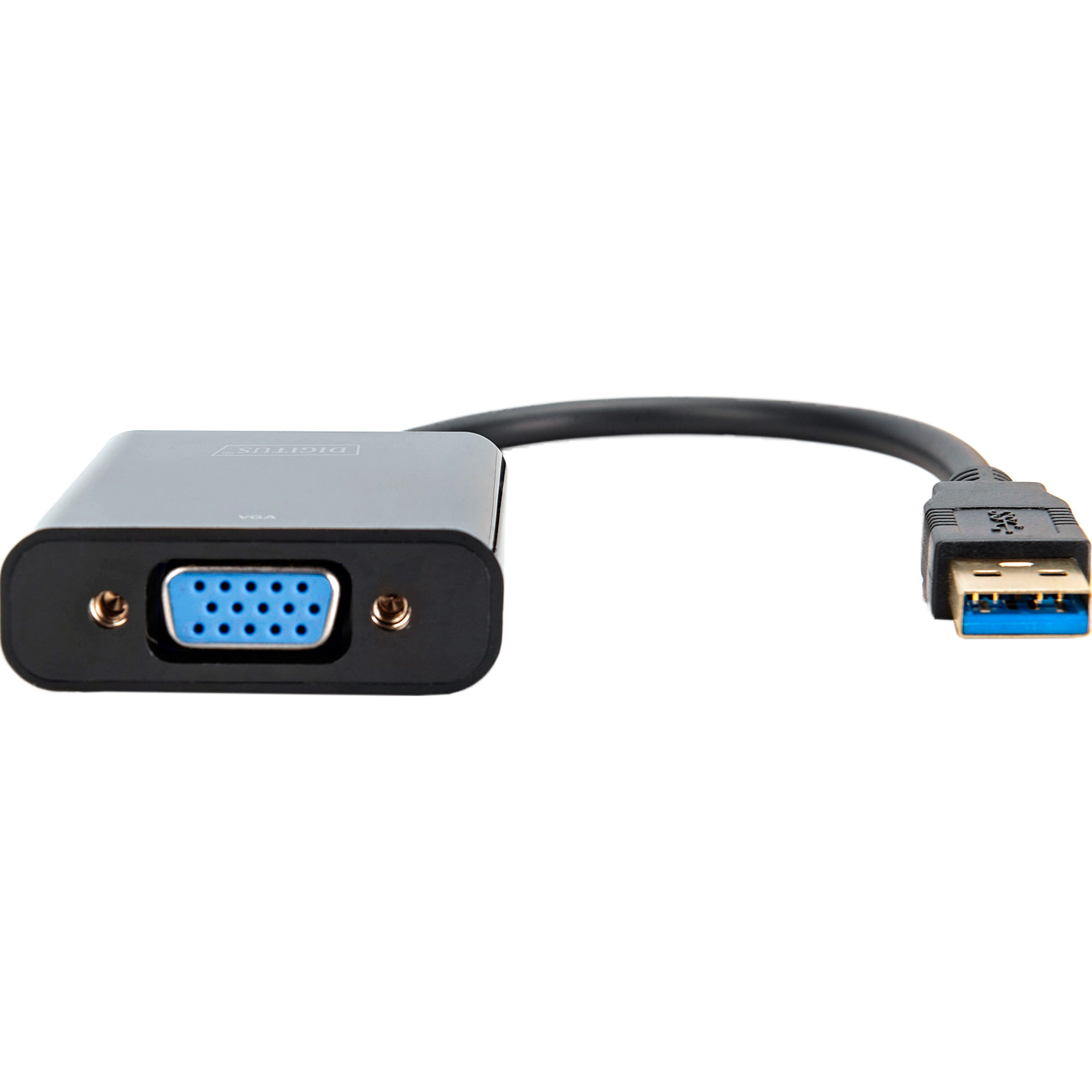 Адаптер DIGITUS Graphic Adapter USB - VGA Black (DA-70840)