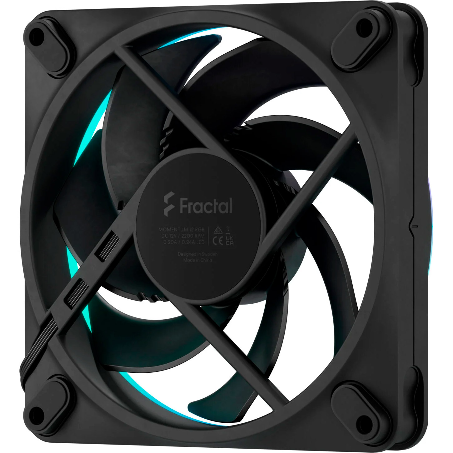 Вентилятор FRACTAL DESIGN Momentum 12 RGB Black (FD-F-MR1-1201)