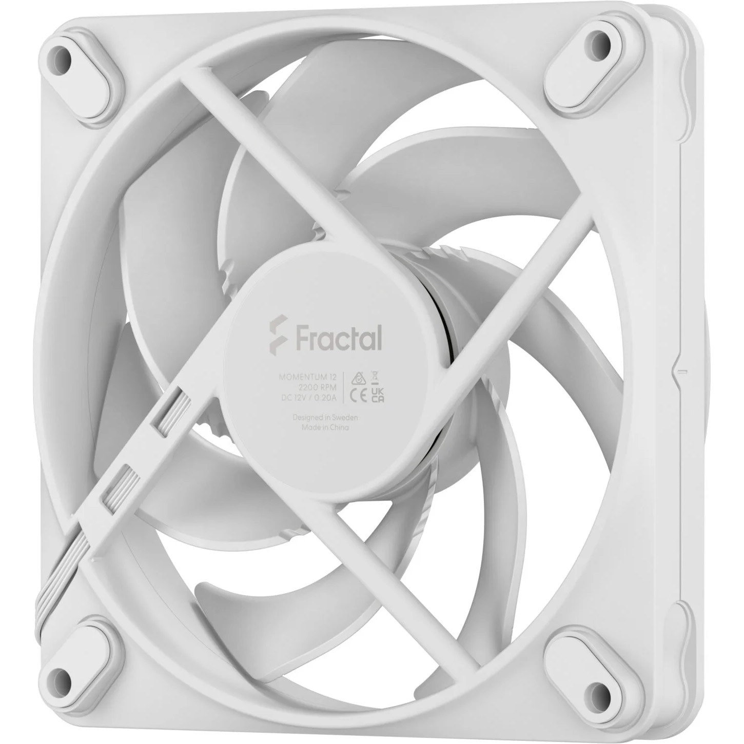Вентилятор FRACTAL DESIGN Momentum 12 White (FD-F-MO1-1202)