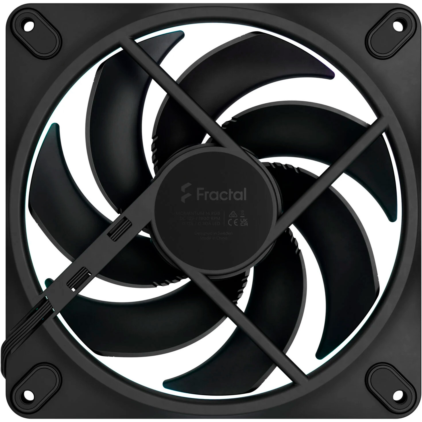 Вентилятор FRACTAL DESIGN Momentum 14 RGB Black (FD-F-MR1-1401)