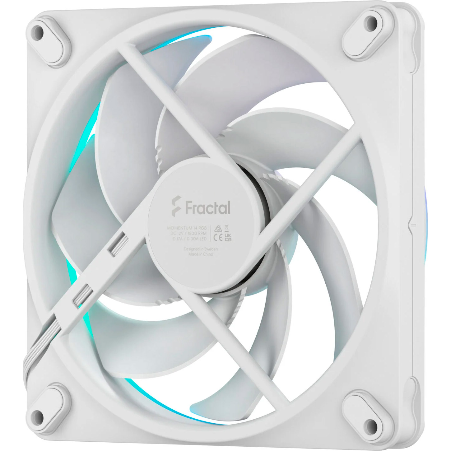 Вентилятор FRACTAL DESIGN Momentum 14 RGB White (FD-F-MR1-1402)
