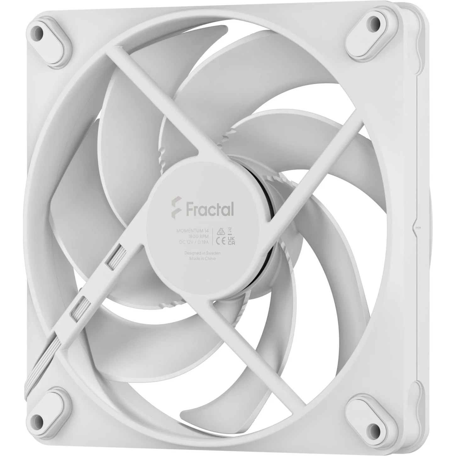 Вентилятор FRACTAL DESIGN Momentum 14 White (FD-F-MO1-1402)