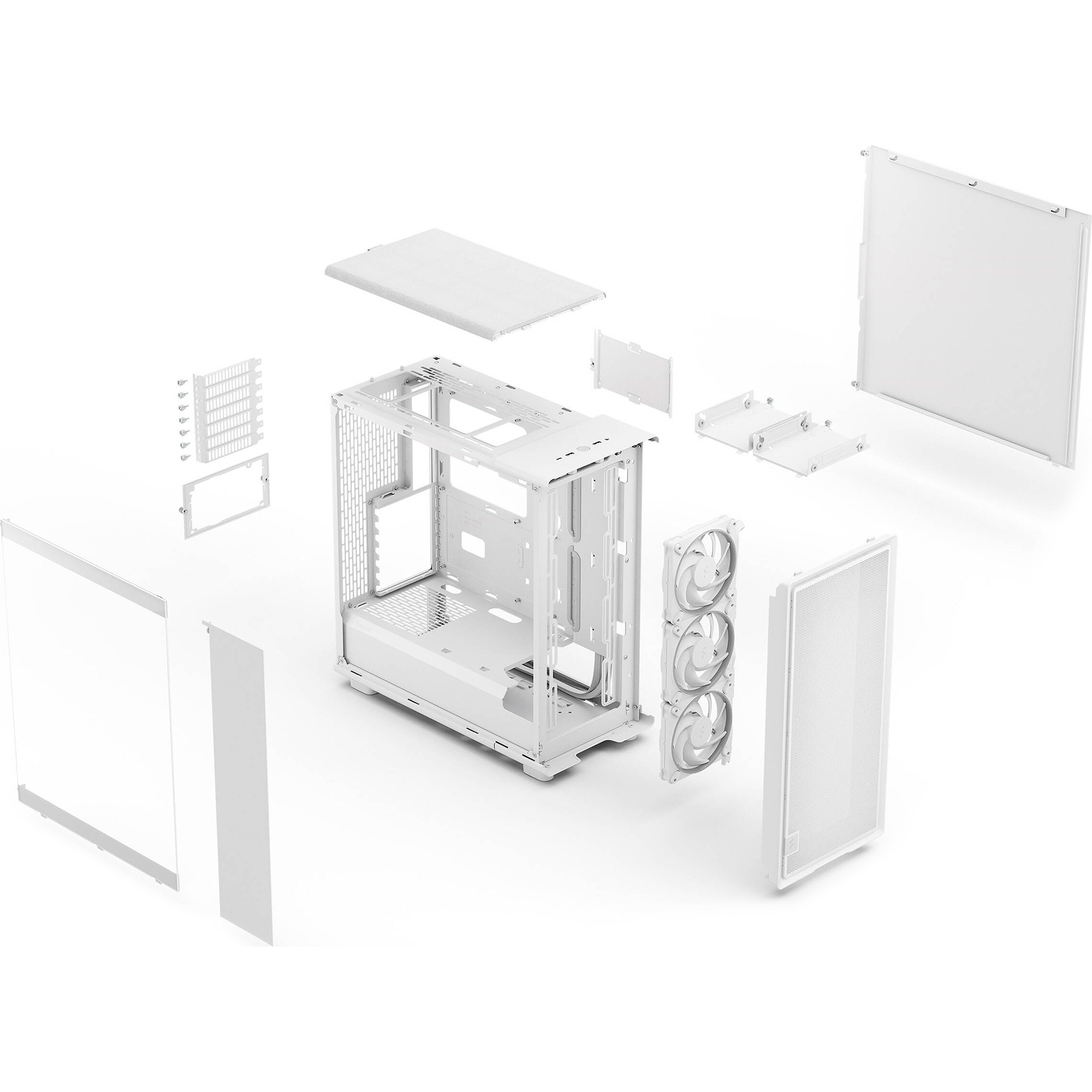 Корпус FRACTAL DESIGN Epoch White RGB TG Clear Tint (FD-C-EPO1A-05)