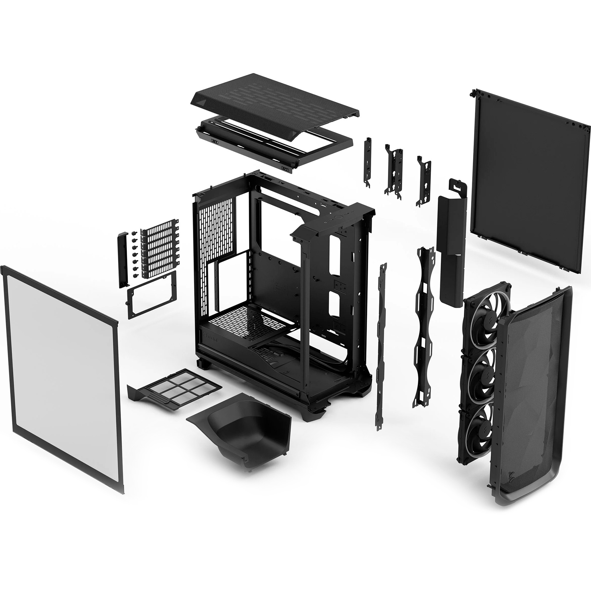 Корпус FRACTAL DESIGN Meshify 3 Black RGB TG Light Tint (FD-C-MES3A-06)