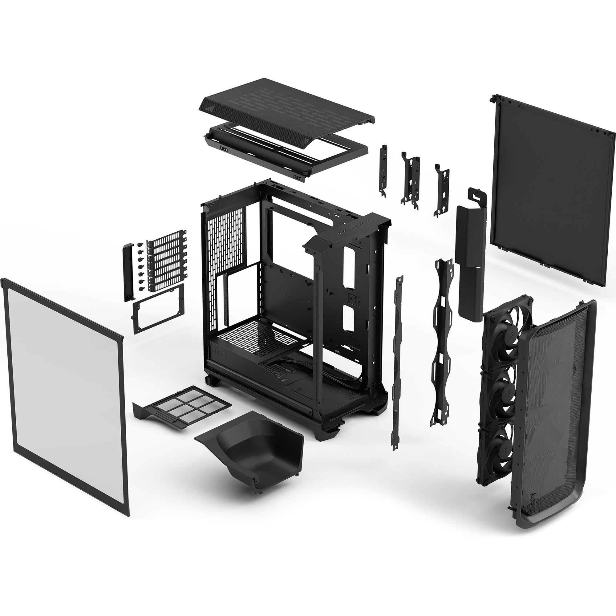 Корпус FRACTAL DESIGN Meshify 3 Black TG Light Tint (FD-C-MES3A-02)