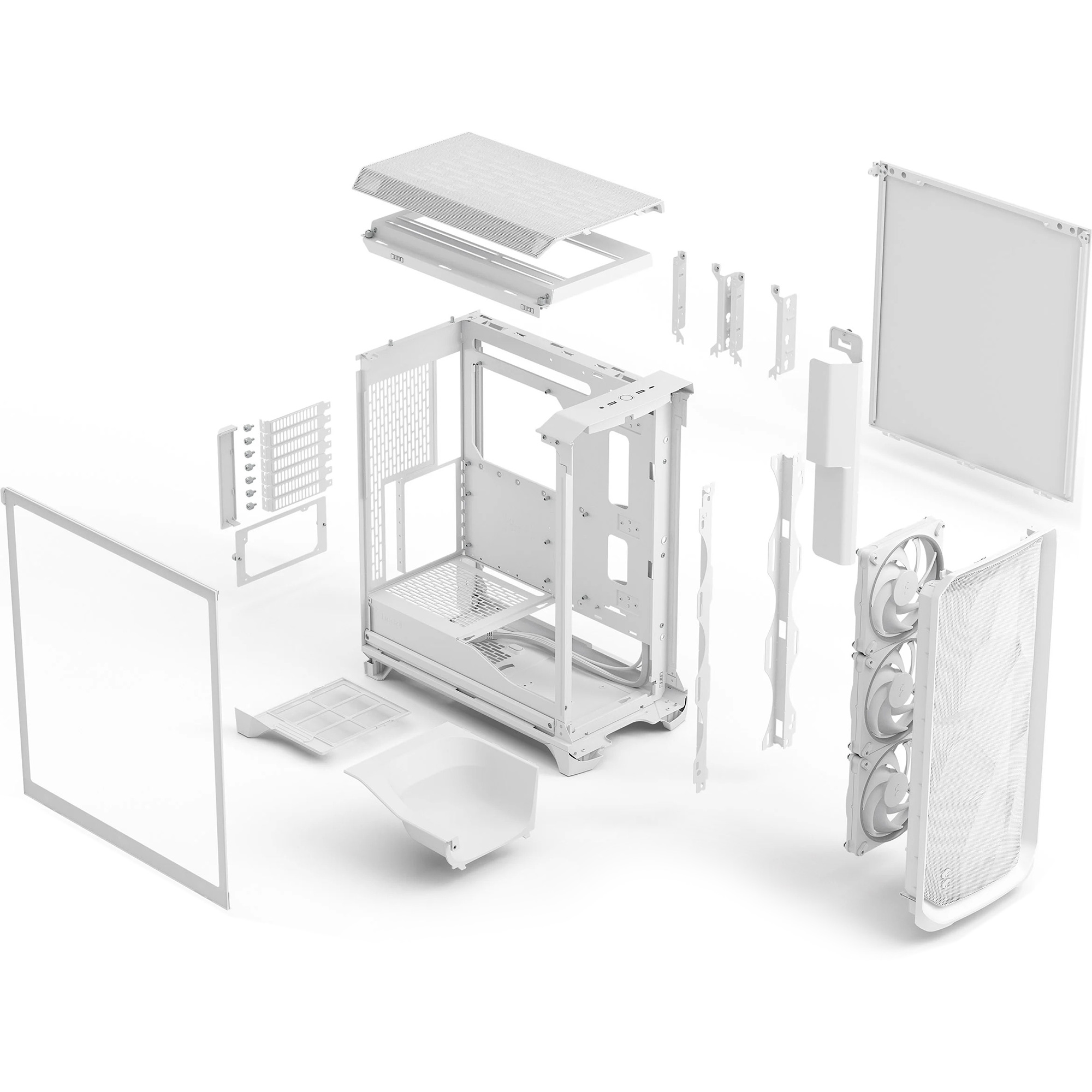 Корпус FRACTAL DESIGN Meshify 3 White RGB TG Clear Tint (FD-C-MES3A-07)