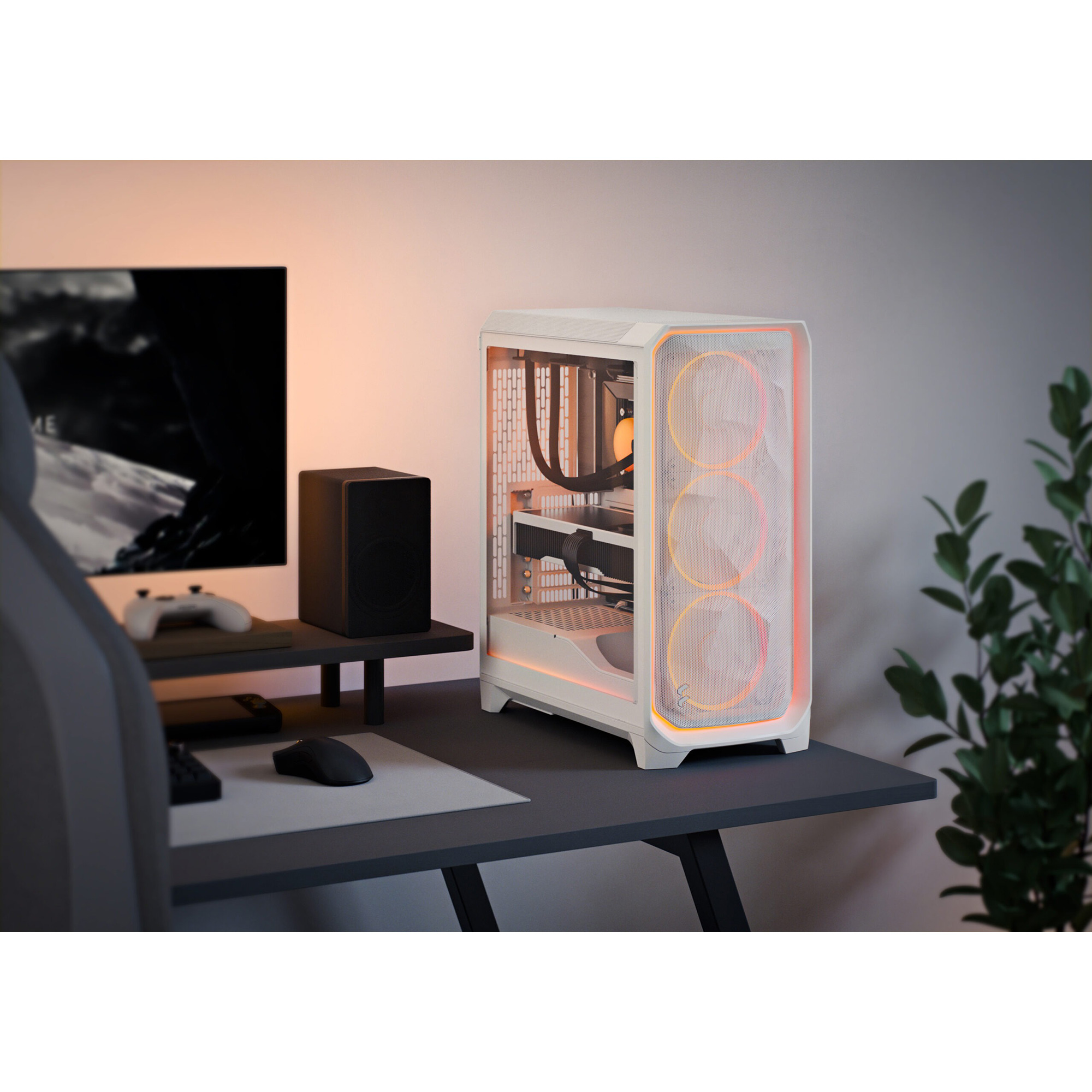 Корпус FRACTAL DESIGN Meshify 3 White RGB TG Clear Tint (FD-C-MES3A-07)