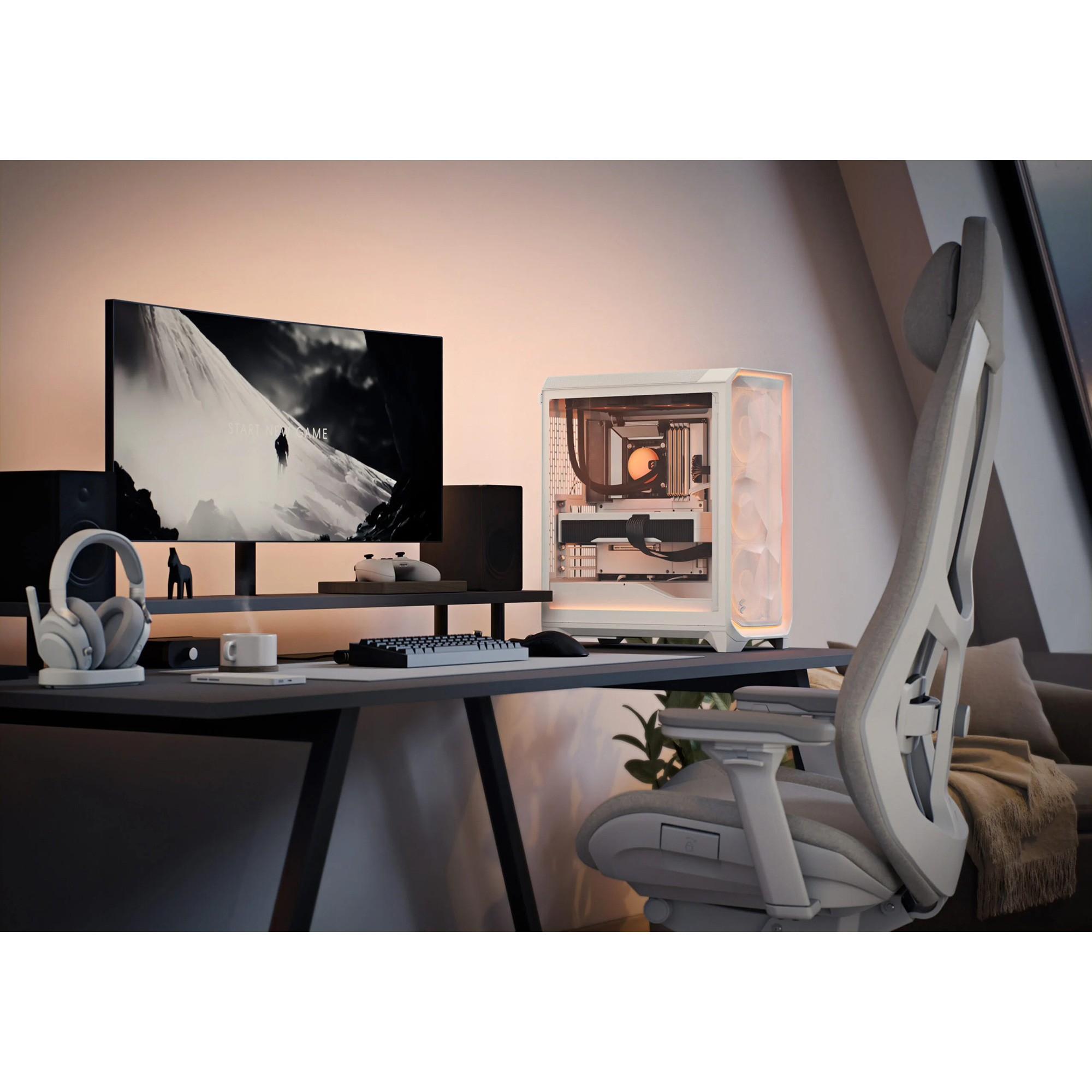 Корпус FRACTAL DESIGN Meshify 3 White TG Clear Tint (FD-C-MES3A-04)