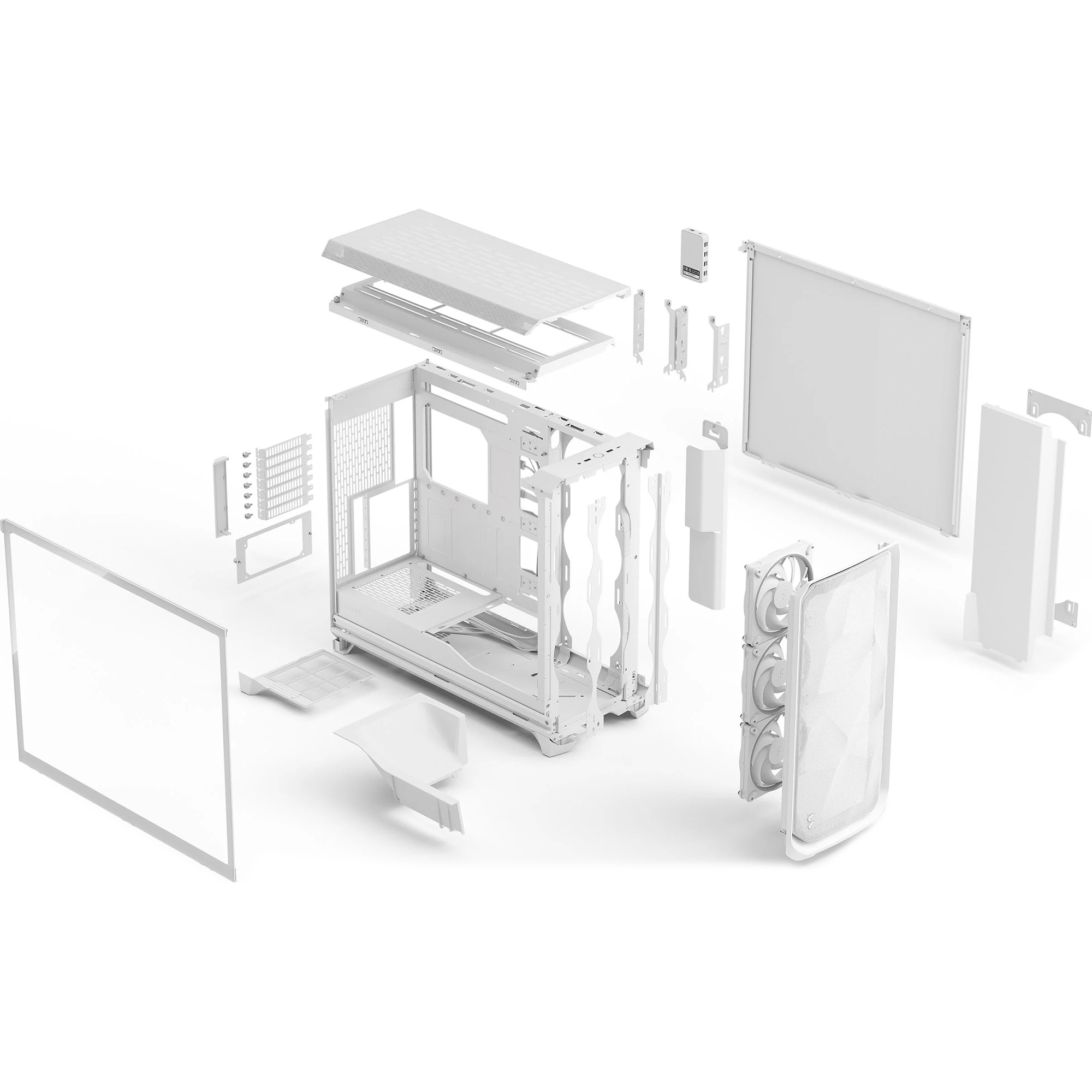 Корпус FRACTAL DESIGN Meshify 3 XL Ambience Pro RGB White TG Clear Tint (FD-C-MES3X-05)
