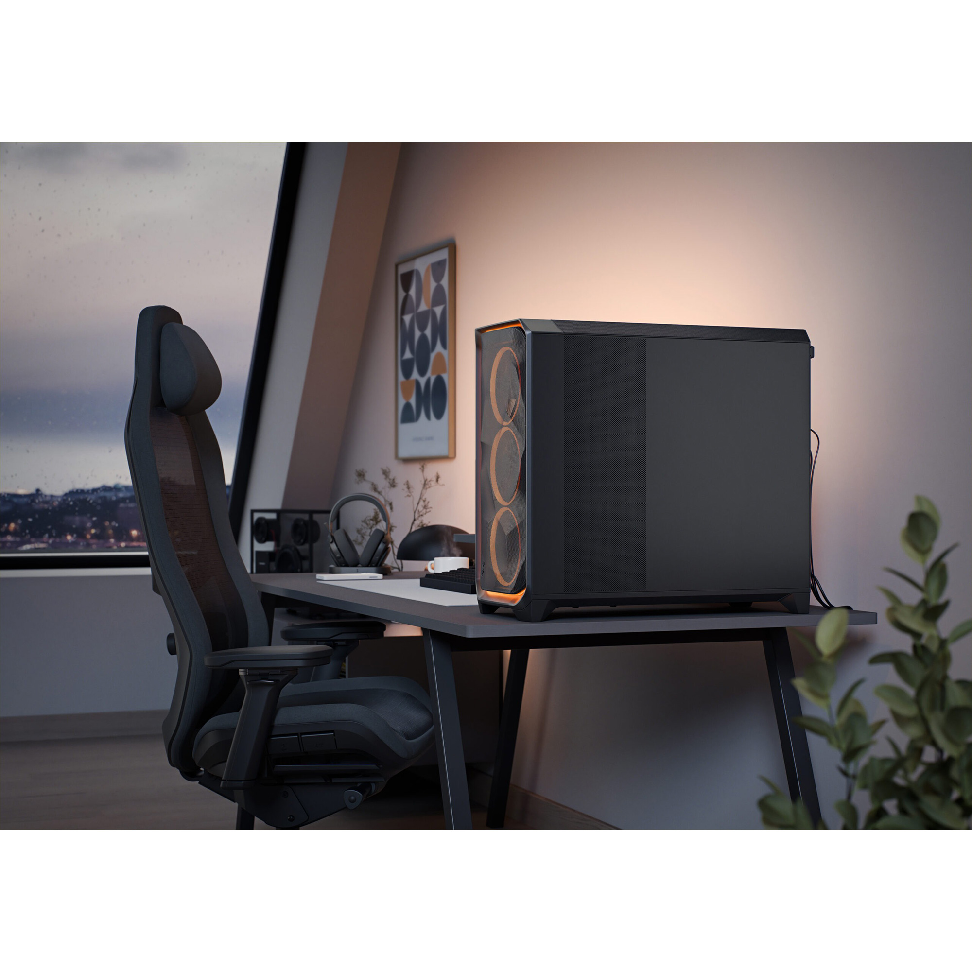 Корпус FRACTAL DESIGN Meshify 3 XL Black RGB TG Light Tint (FD-C-MES3X-04)
