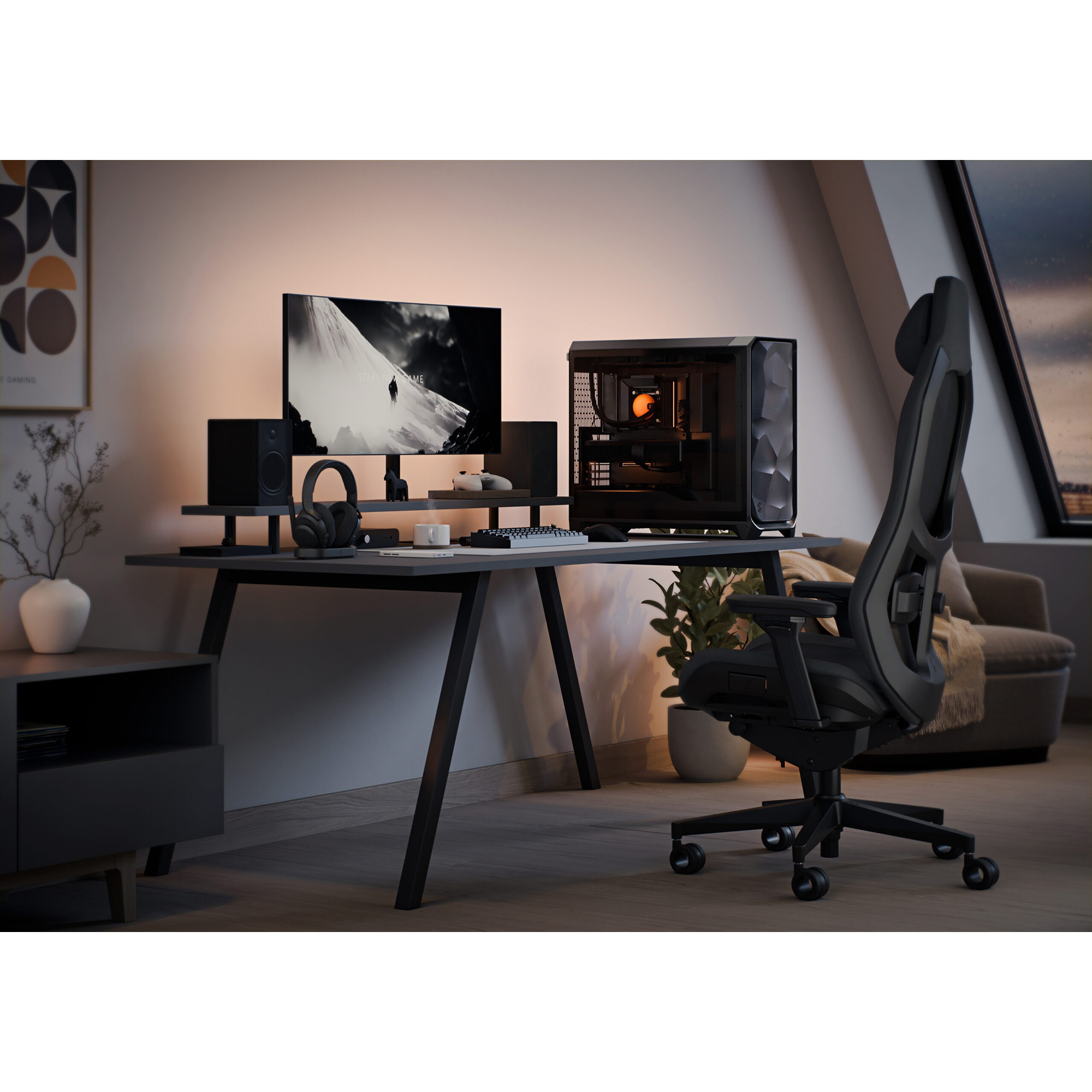 Корпус FRACTAL DESIGN Meshify 3 XL Black TG Light Tint (FD-C-MES3X-02)