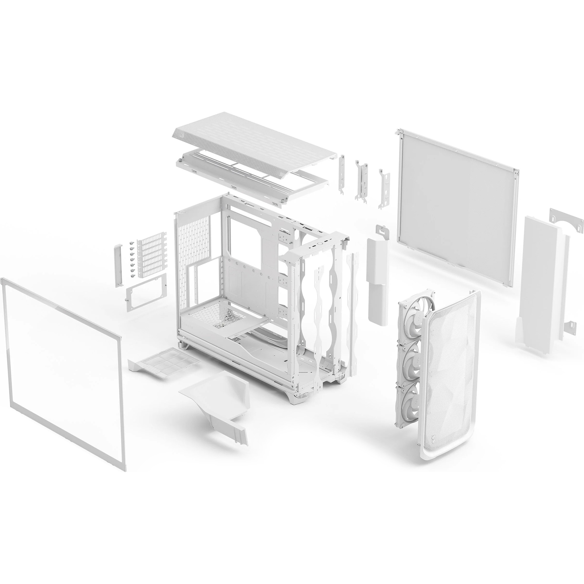 Корпус FRACTAL DESIGN Meshify 3 XL White RGB TG Clear Tint (FD-C-MES3X-06)
