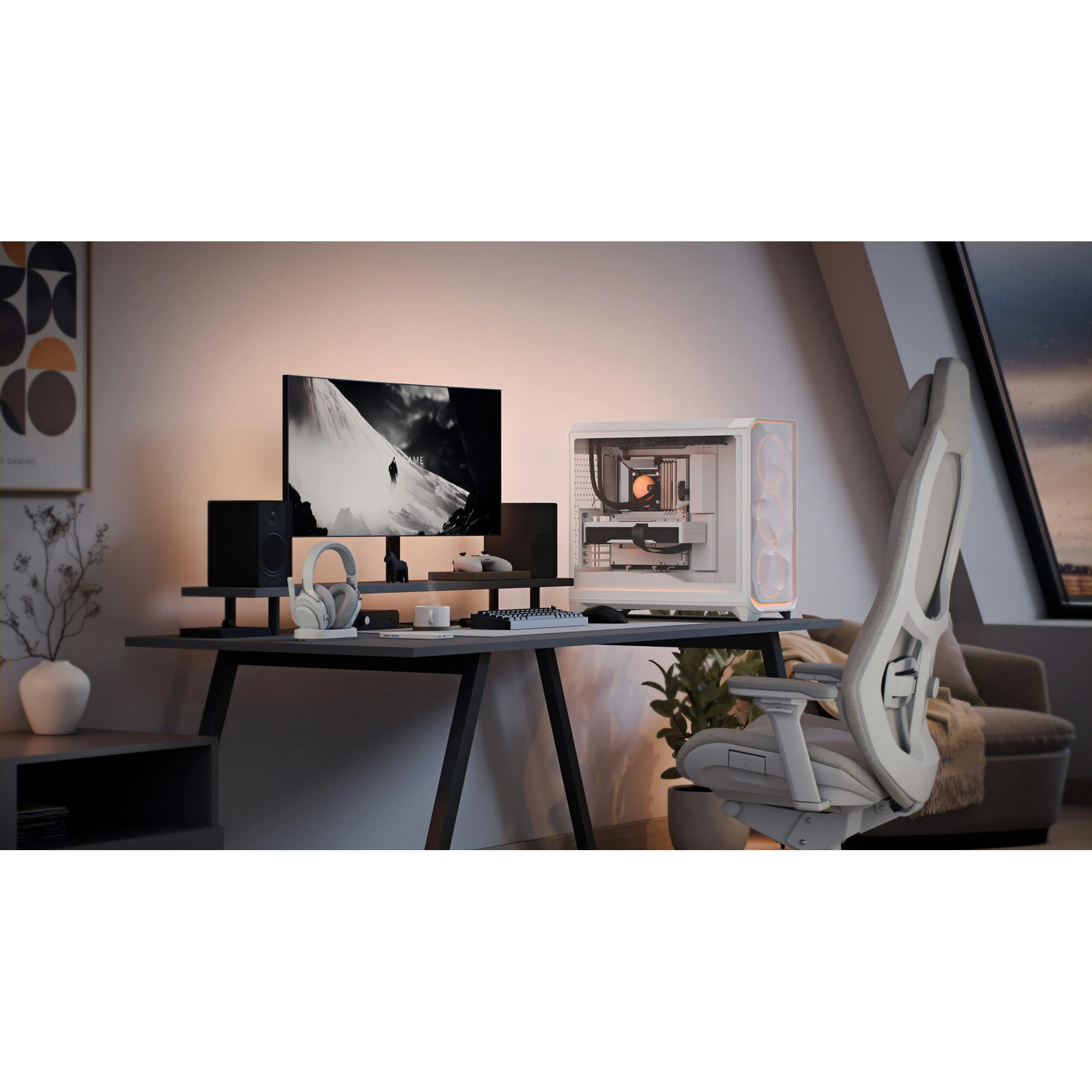 Корпус FRACTAL DESIGN Meshify 3 XL White RGB TG Clear Tint (FD-C-MES3X-06)