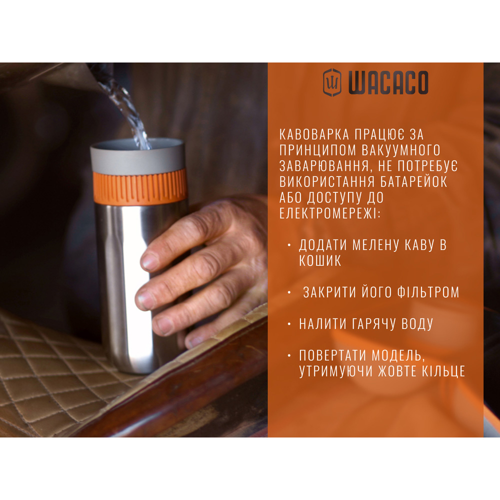 Портативна кавоварка WACACO Pipamoka