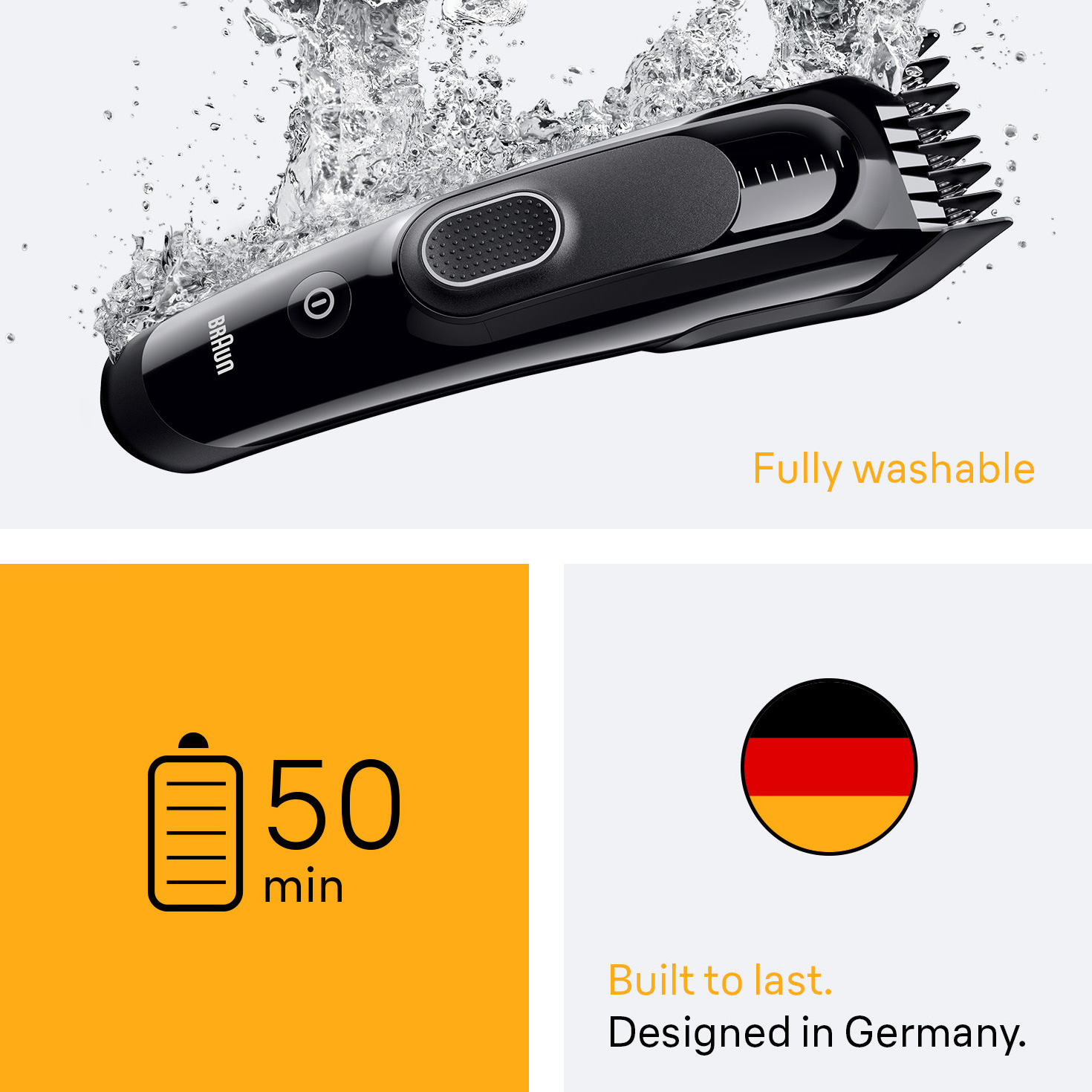 Машинка для стрижки волосся BRAUN Hair Clipper Series 5 HC5510 (80790017)