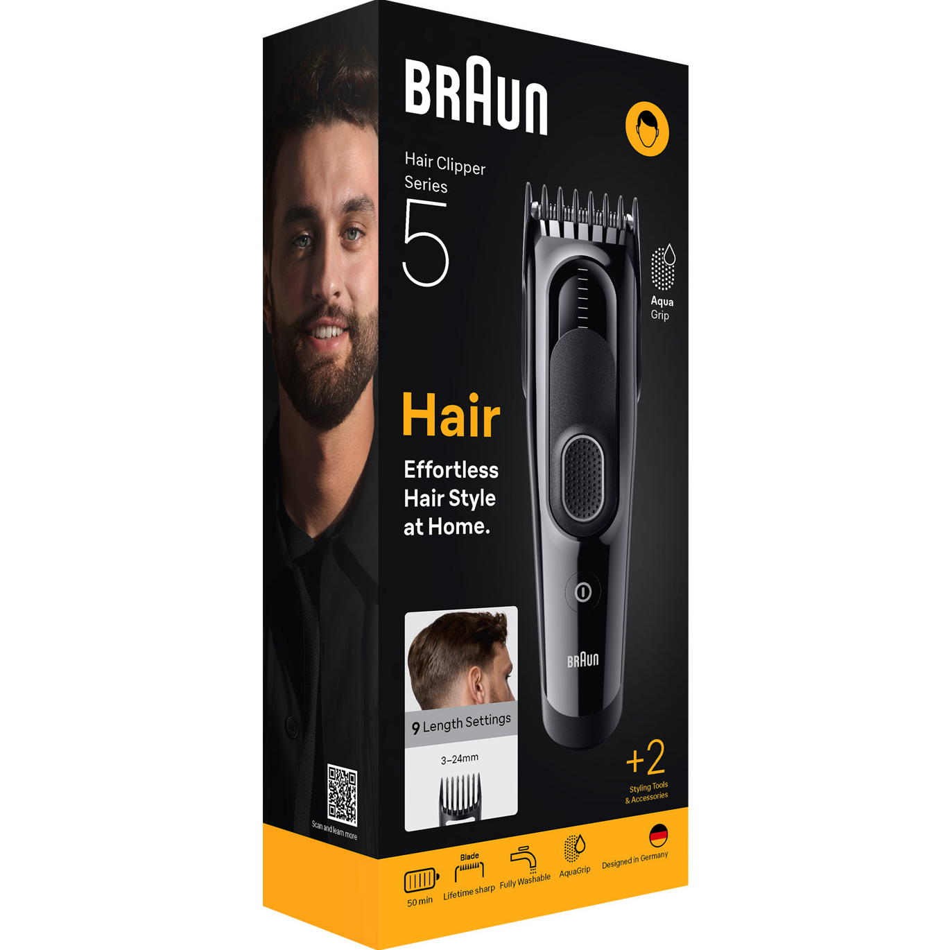 Машинка для стрижки волосся BRAUN Hair Clipper Series 5 HC5510 (80790017)