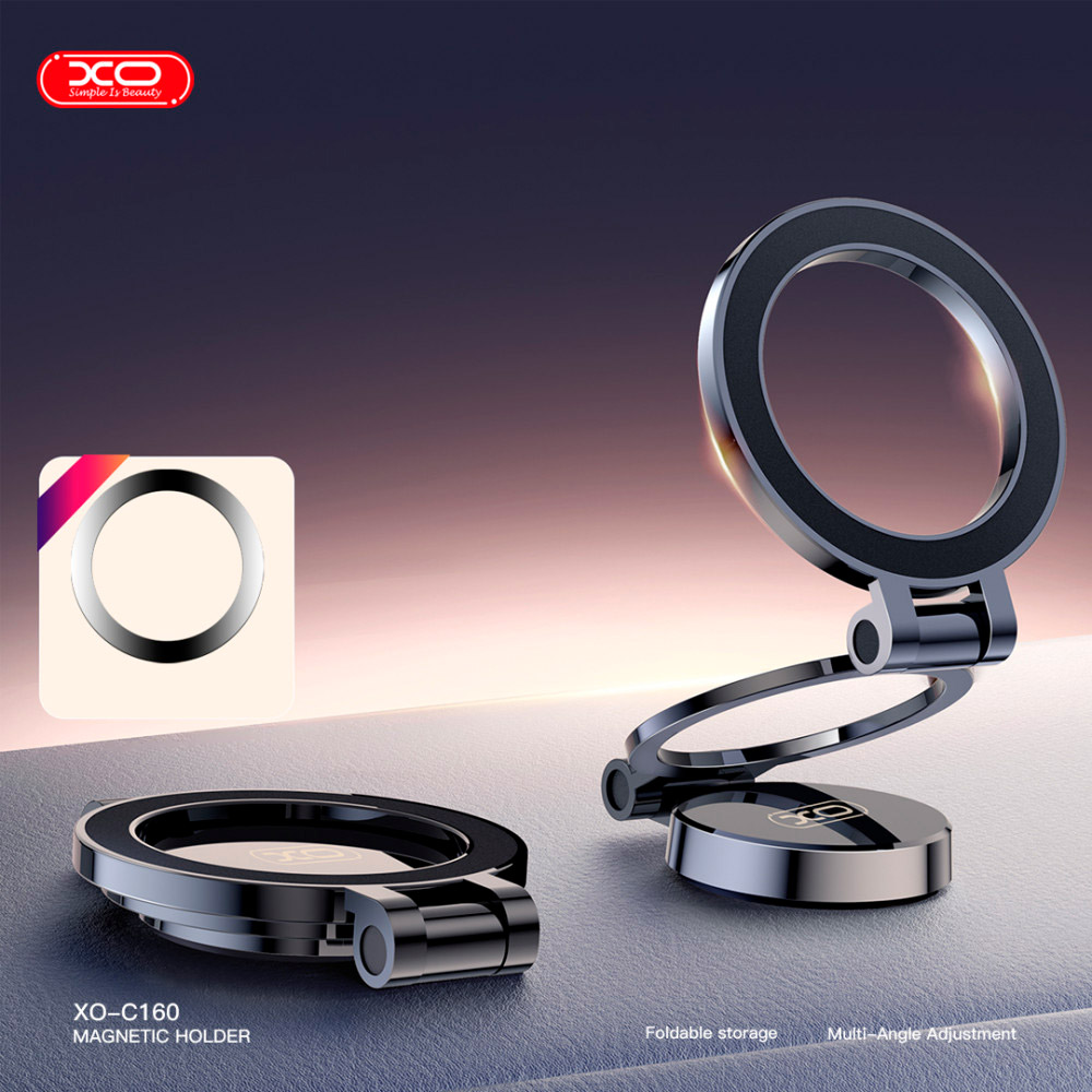 Автодержатель для смартфона XO C160 Black