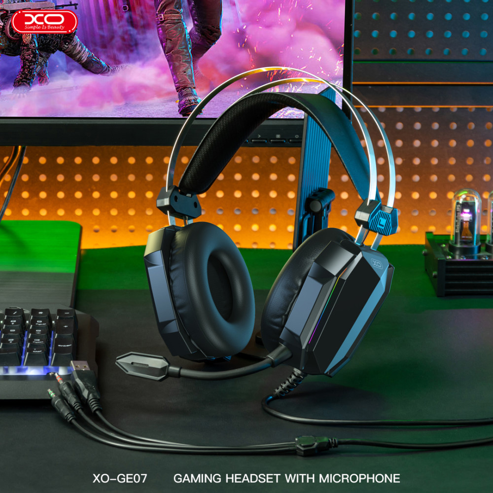 Наушники геймерские XO GE-07 Black