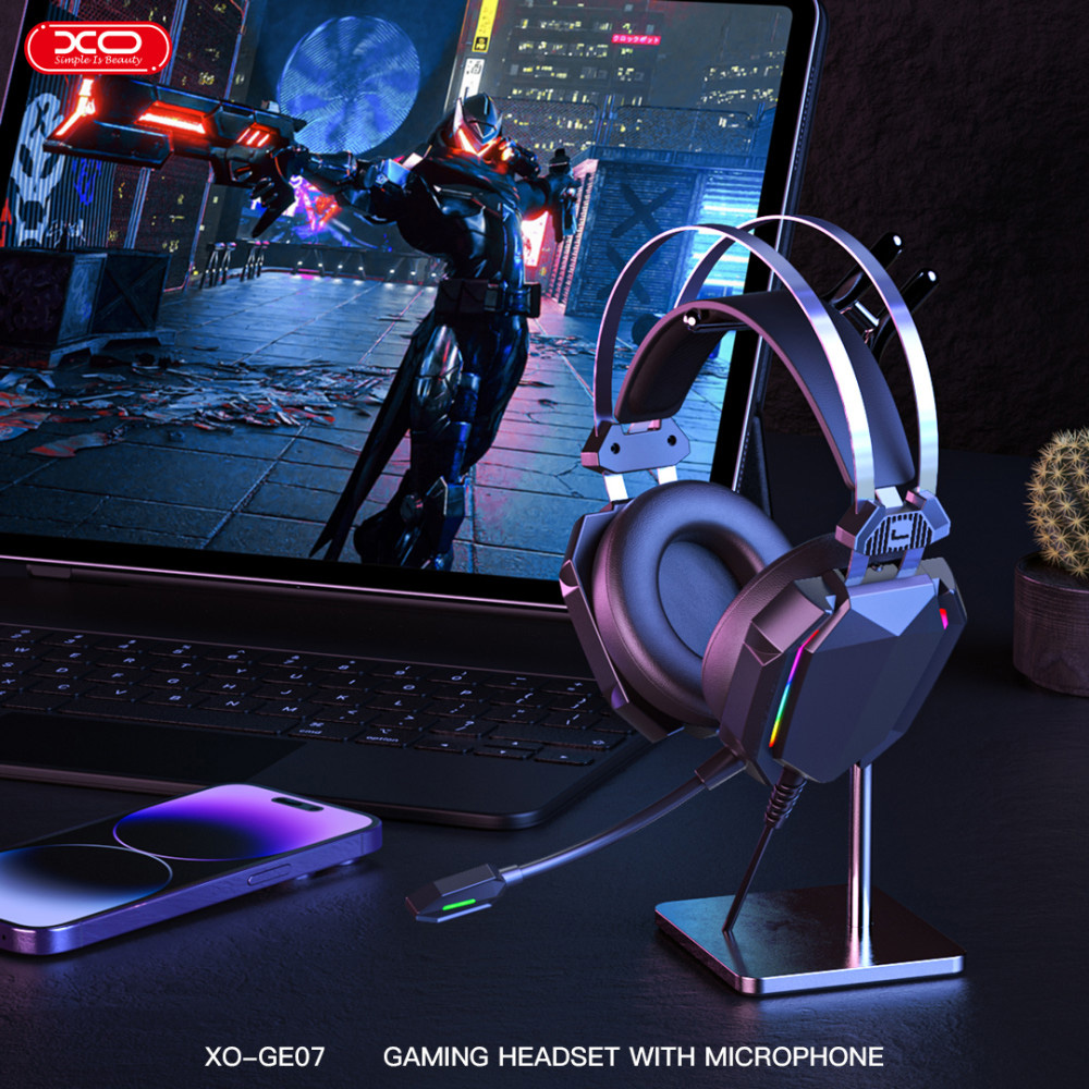 Наушники геймерские XO GE-07 Black